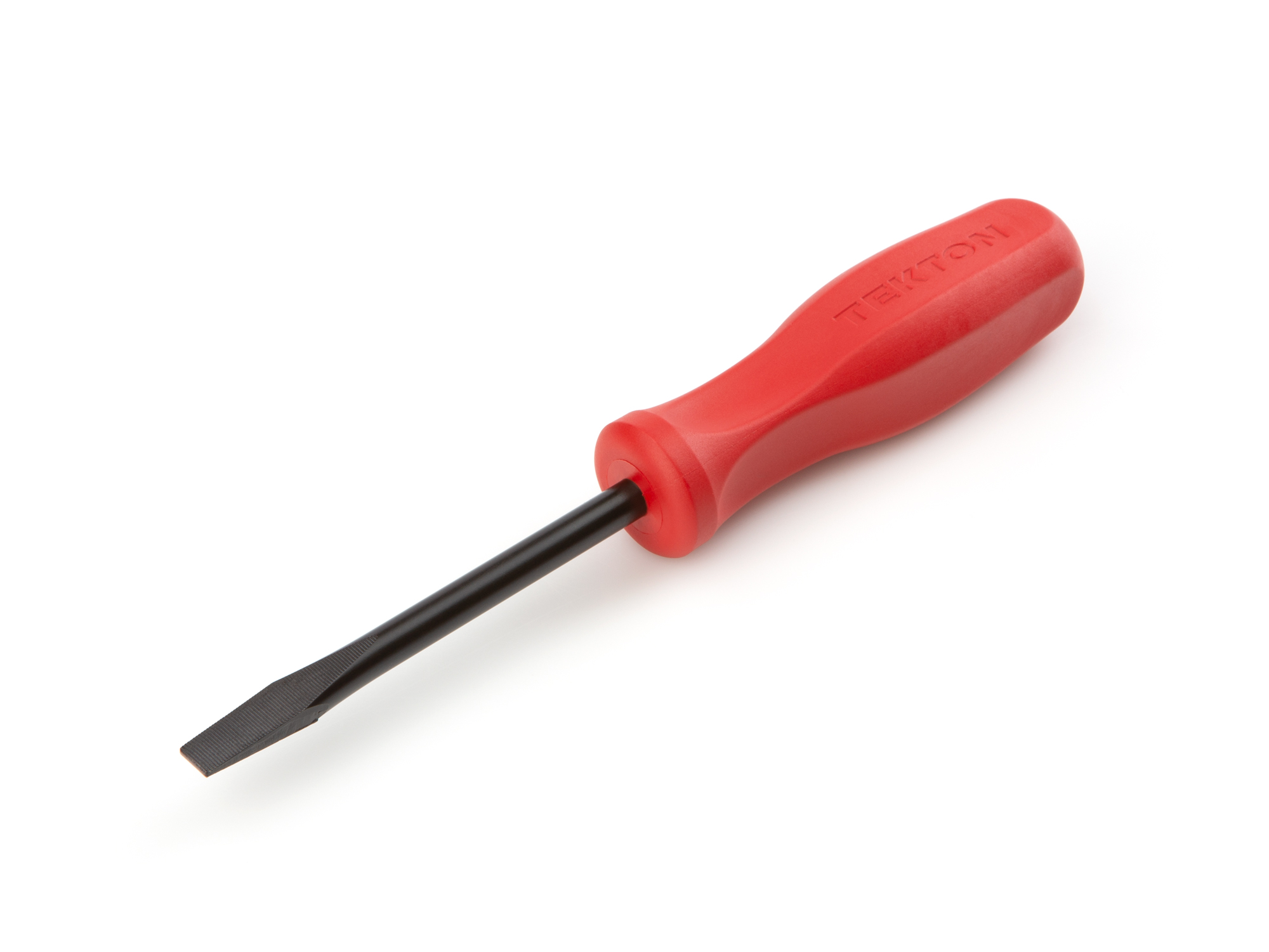 TEKTON 5/16 Inch Slotted Hard Handle Black Oxide Blade Screwdriver