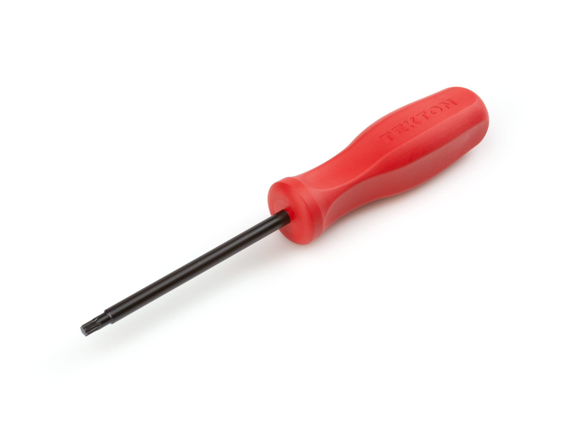 Front-right angle view of Tekton screwdriver. Item #DST11270