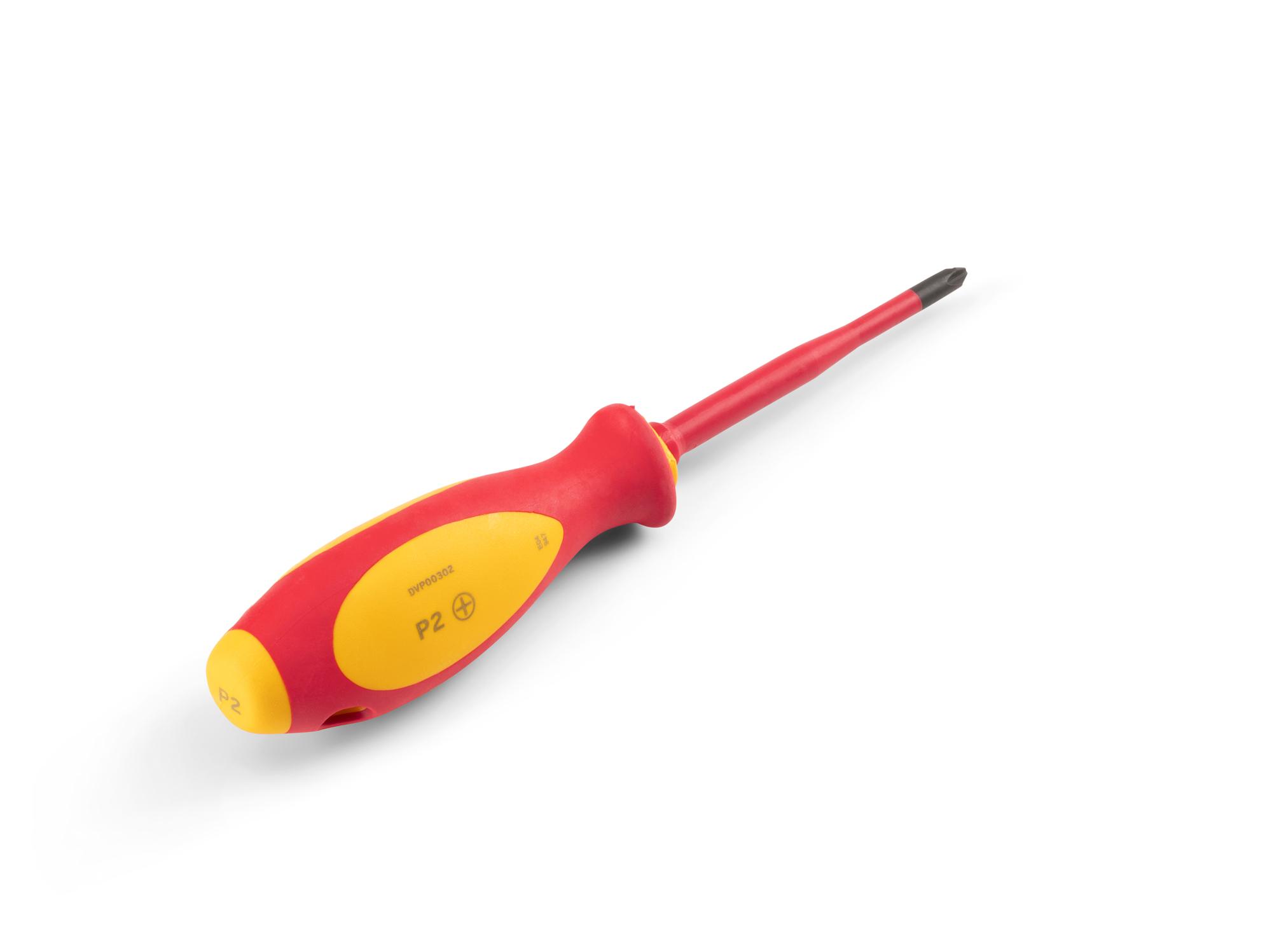 Back angle view of Tekton 4 inch screwdriver. Item #DVP00302