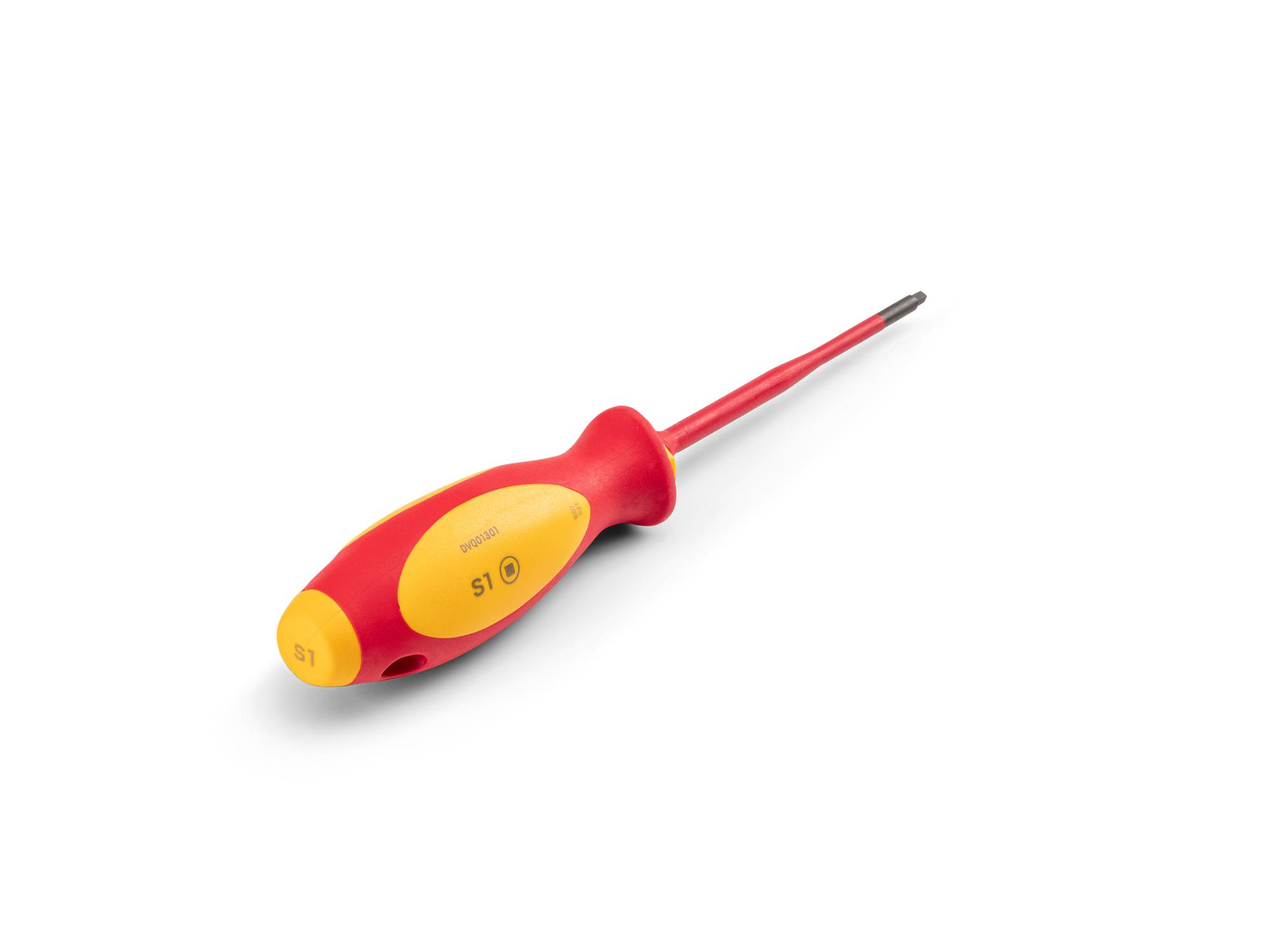 Back angle view of Tekton 4 inch screwdriver. Item #DVQ01301