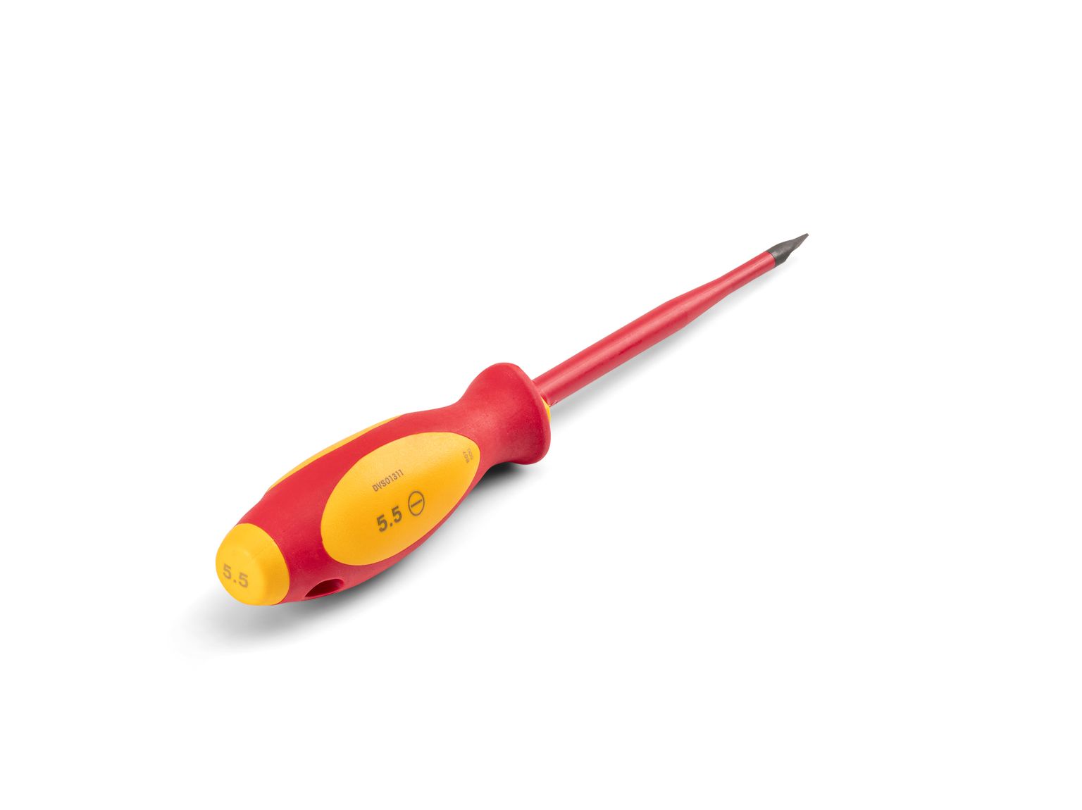 Back angle view of Tekton 5.5 millimeter screwdriver set. Item #DVS01311