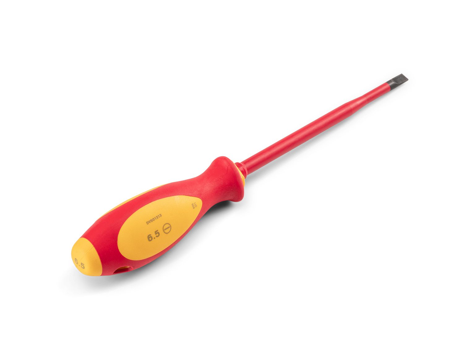 Back angle view of Tekton 6.5 millimeter screwdriver set. Item #DVS01313