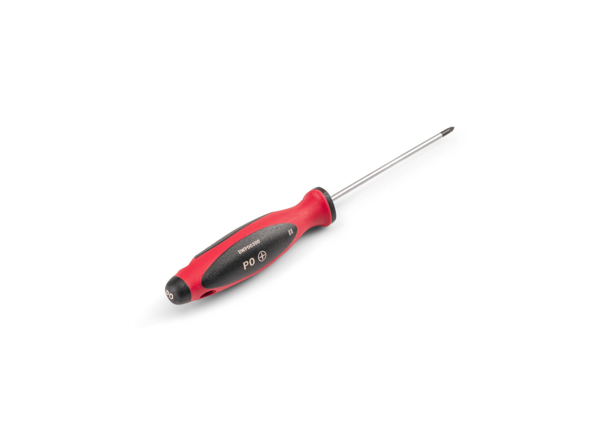 Back angle view of Tekton 4 inch screwdriver. Item #DWP00300