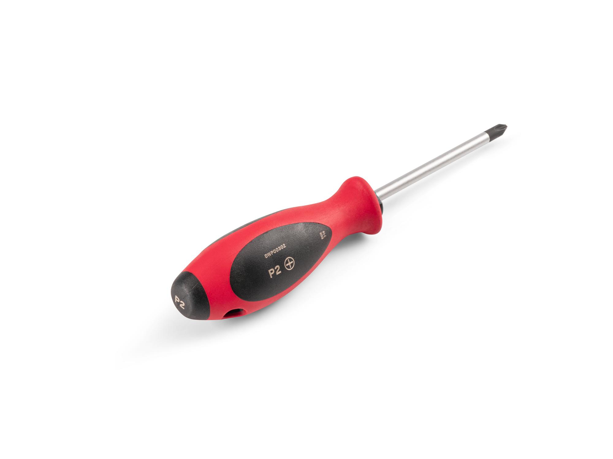 Back angle view of Tekton 4 inch screwdriver. Item #DWP00302