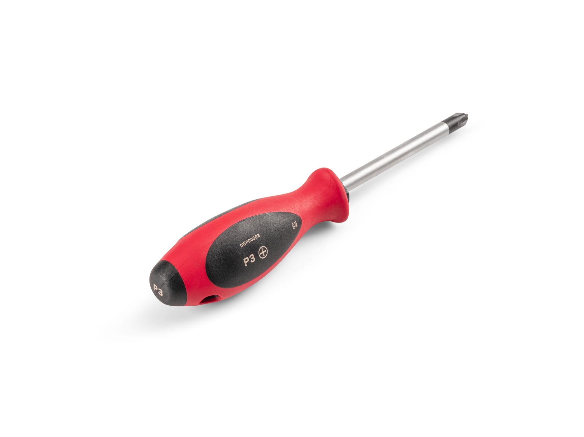 Back angle view of Tekton 4 inch screwdriver. Item #DWP00303