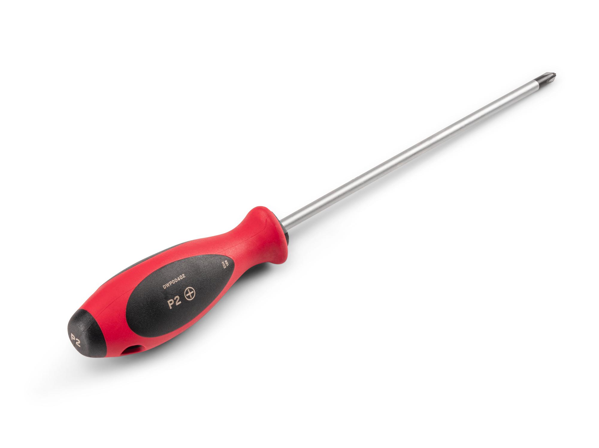 Back angle view of Tekton 8 inch screwdriver. Item #DWP00402