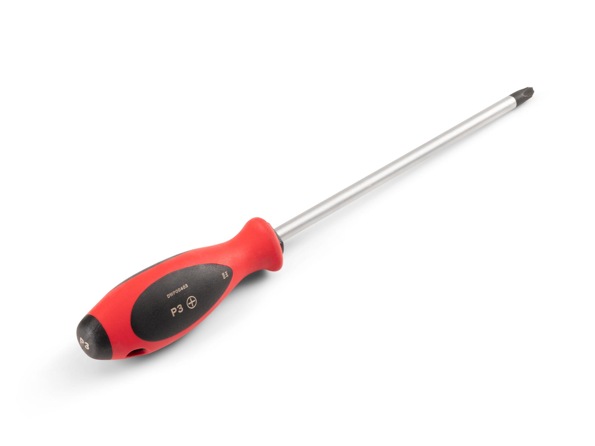 Back angle view of Tekton 8 inch screwdriver. Item #DWP00403