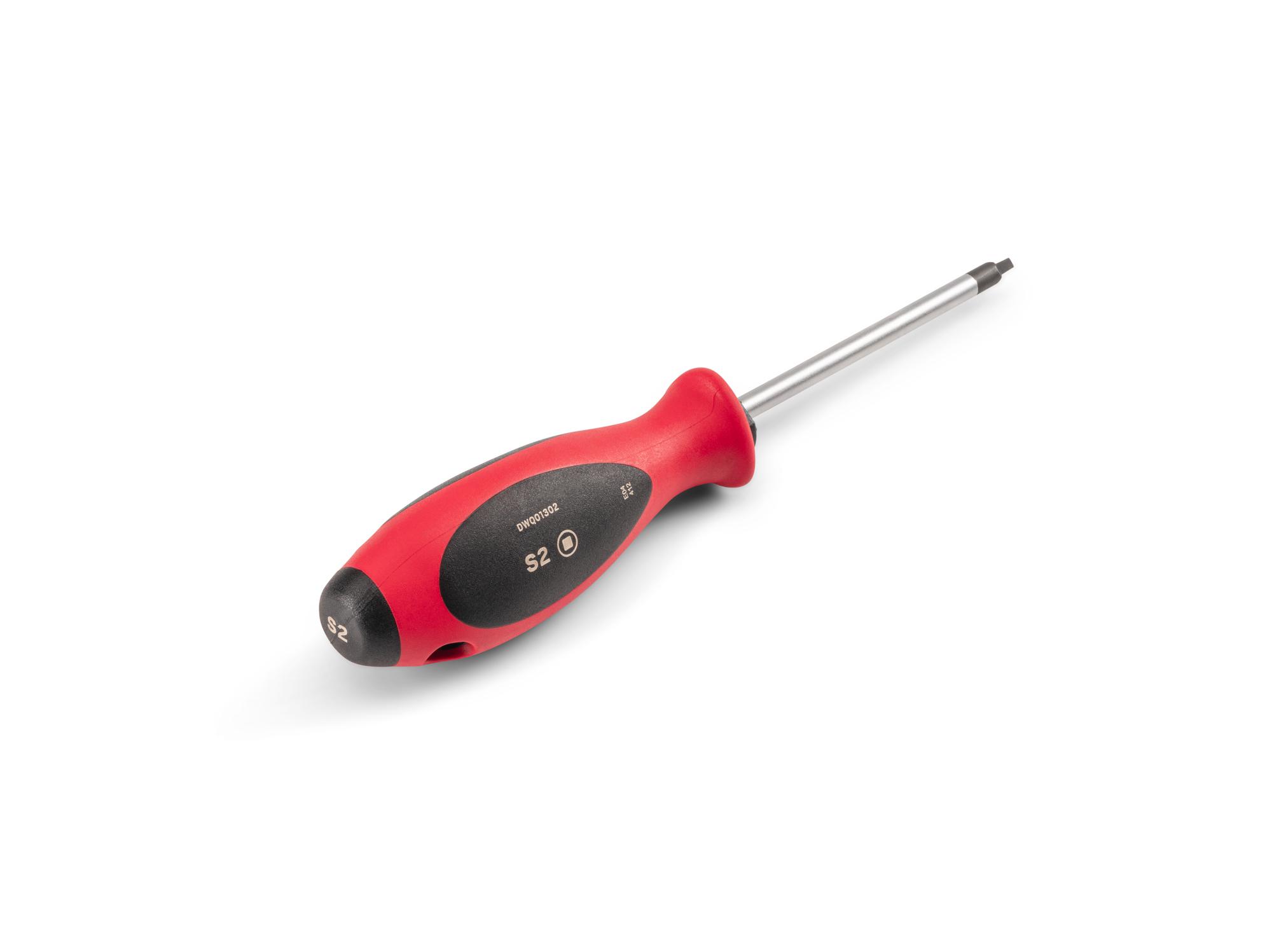 Back angle view of Tekton 4 inch screwdriver. Item #DWQ01302