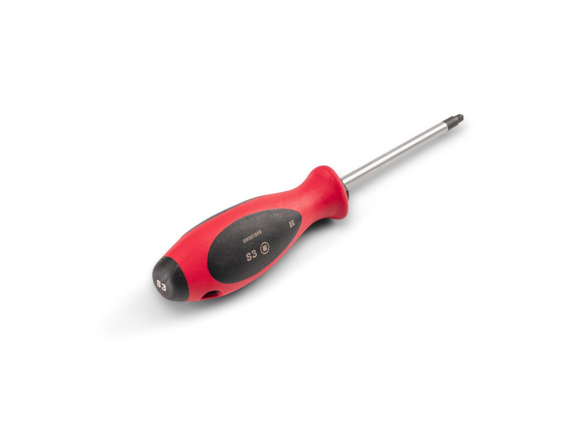 Back angle view of Tekton 4 inch screwdriver. Item #DWQ01303