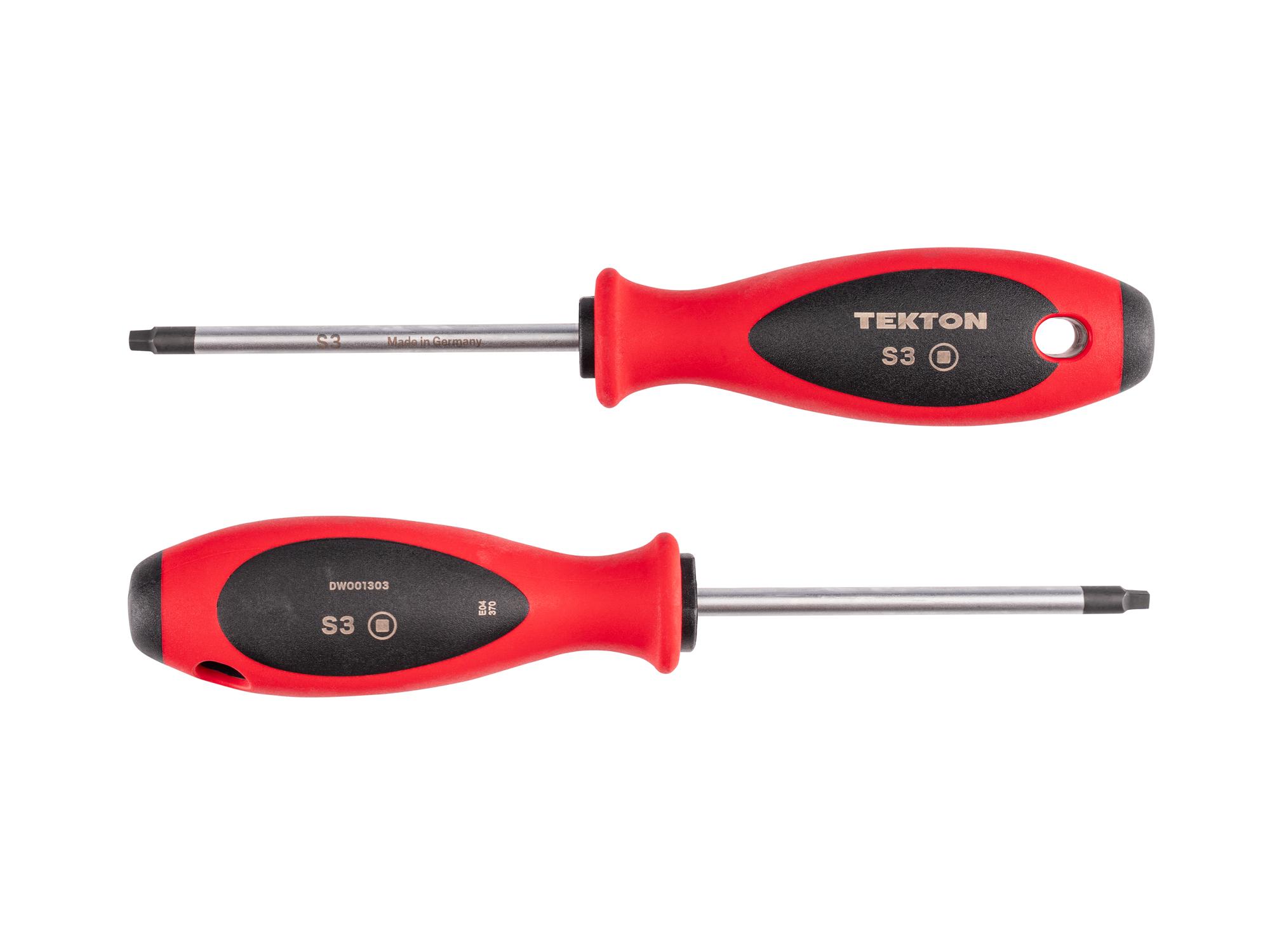 Side view of Tekton 4 inch screwdriver. Item #DWQ01303