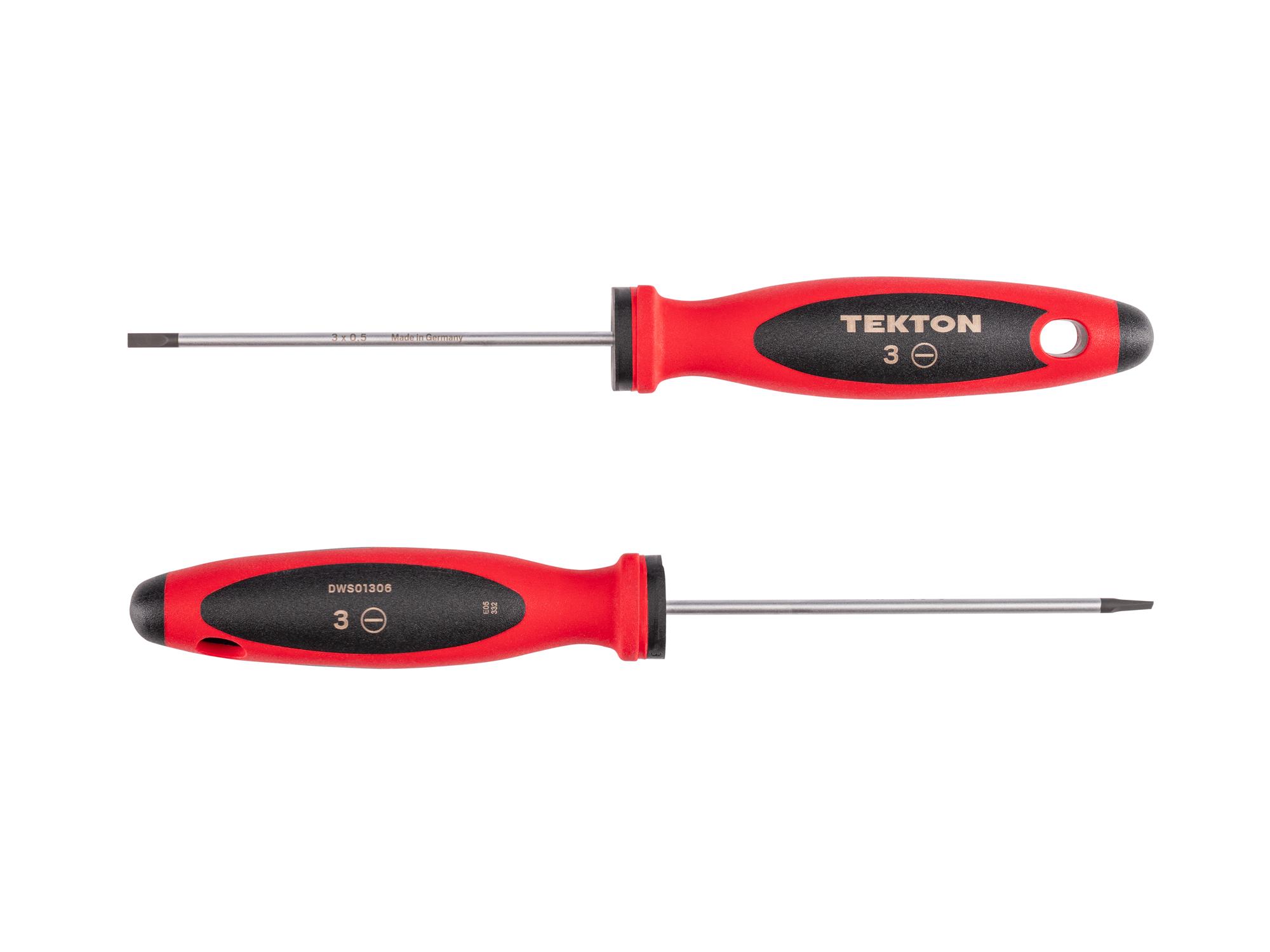 Side view of Tekton 4 inch screwdriver. Item #DWS01306