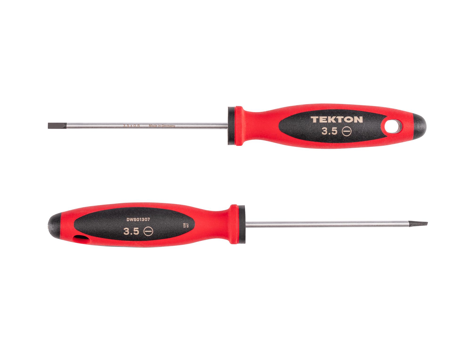 Side view of Tekton 4 inch screwdriver. Item #DWS01307