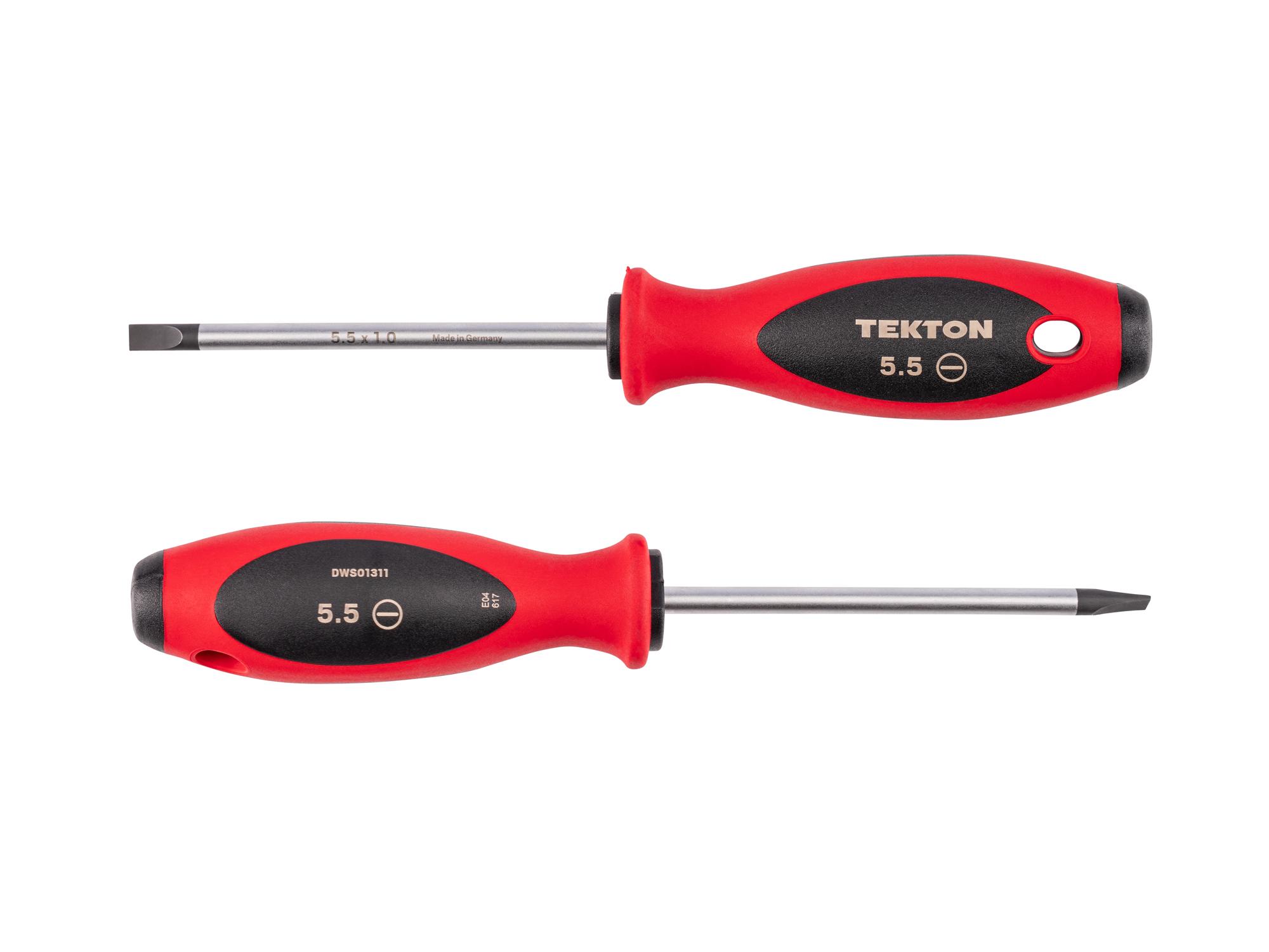 Side view of Tekton 4 inch screwdriver. Item #DWS01311