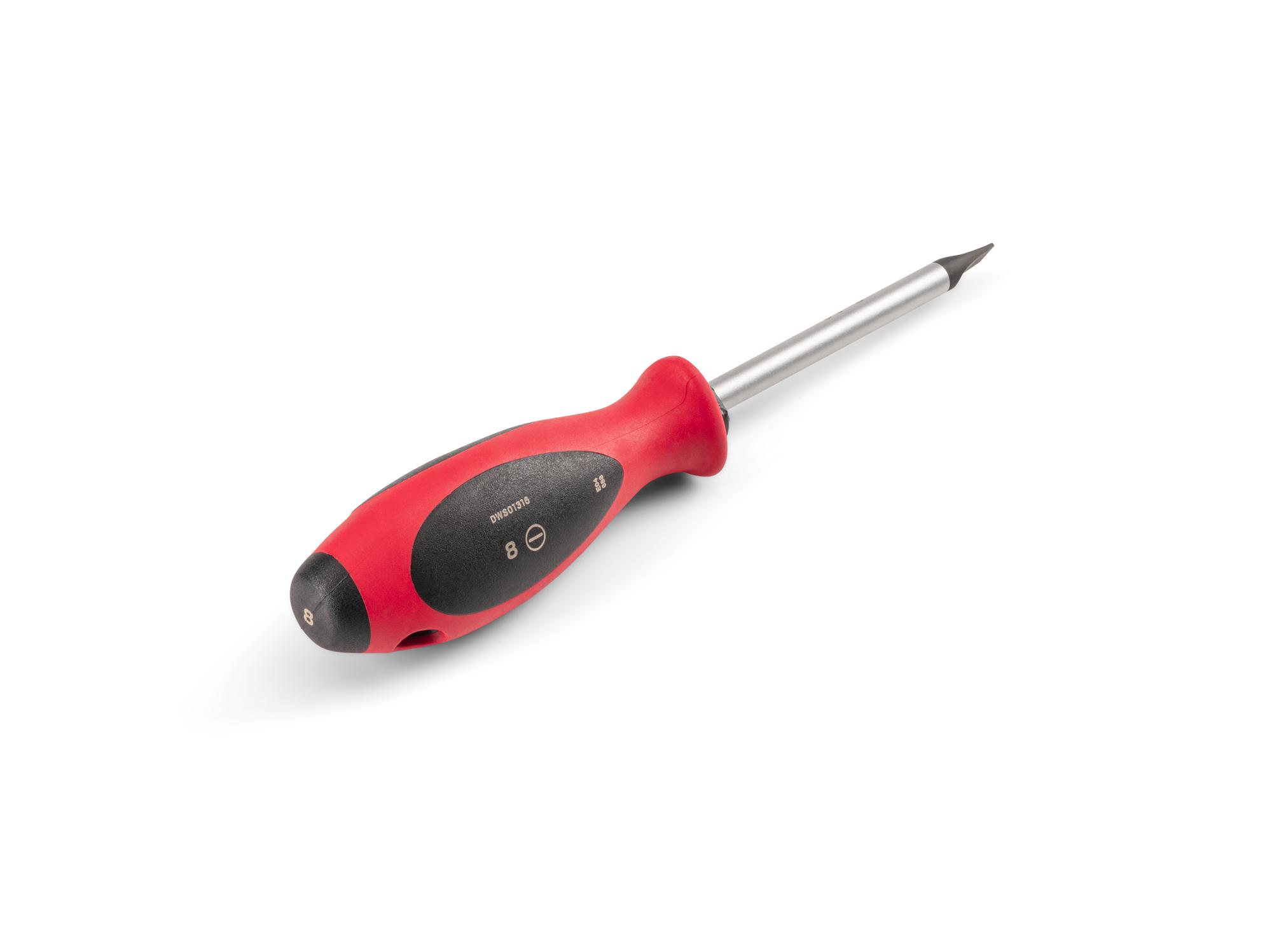 Back angle view of Tekton 4 inch screwdriver. Item #DWS01316