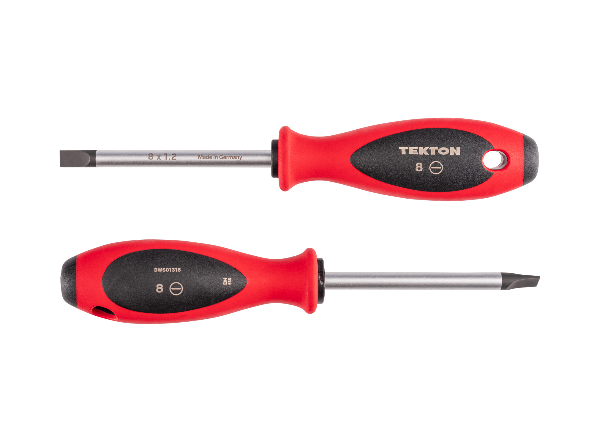 TEKTON 8 mm Slotted Screwdriver (4 in. Shank)