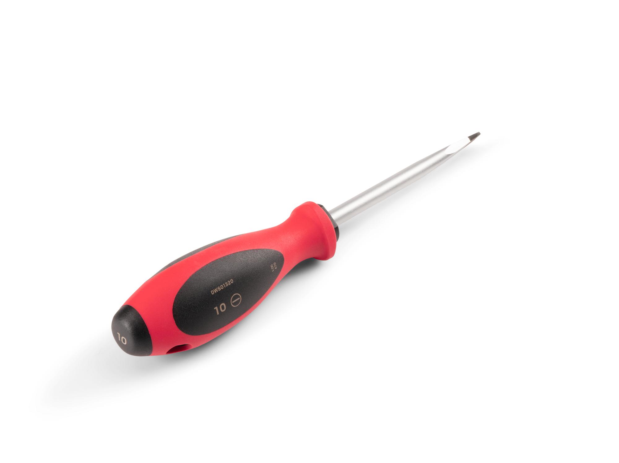 Back angle view of Tekton 4 inch screwdriver. Item #DWS01320