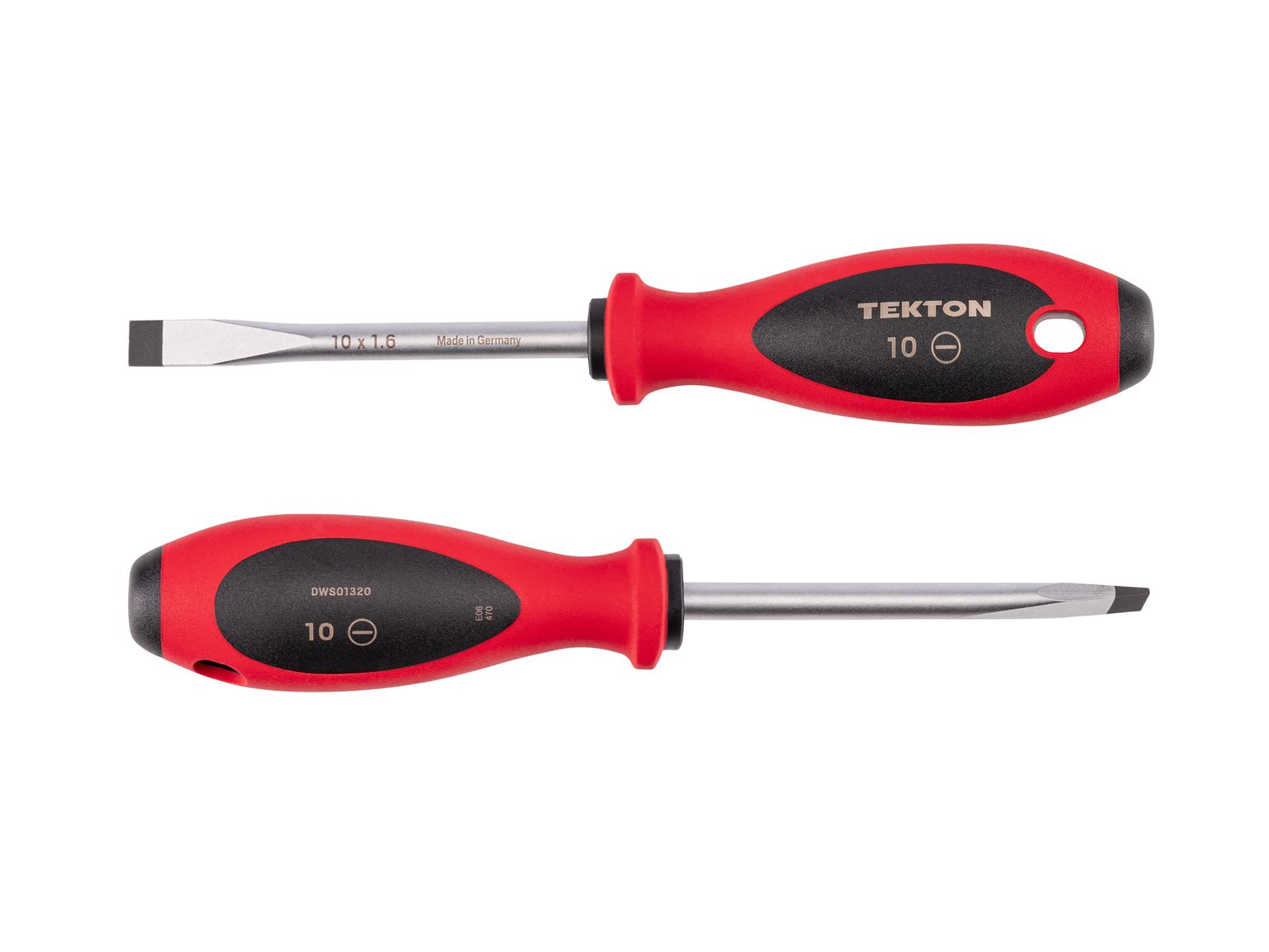 TEKTON 10 mm Slotted Screwdriver (4 in. Shank)