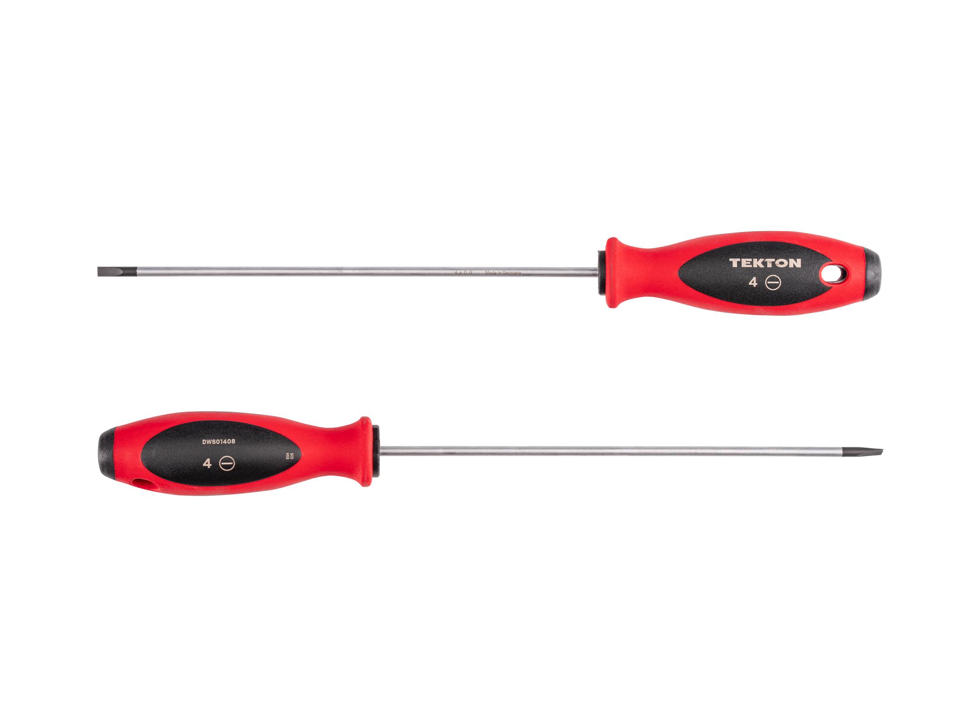 Side view of Tekton 8 inch screwdriver. Item #DWS01408