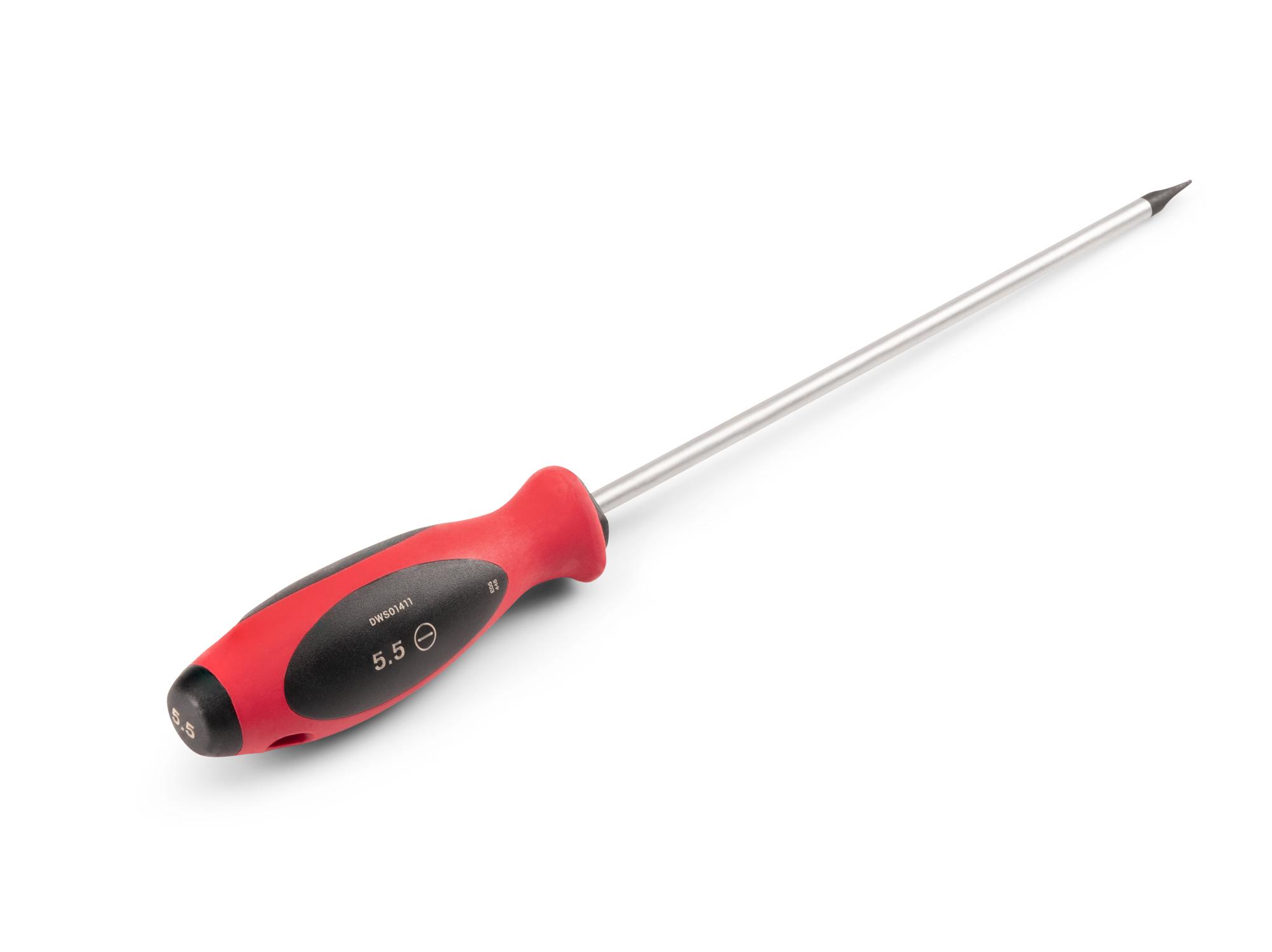 Back angle view of Tekton 8 inch screwdriver. Item #DWS01411