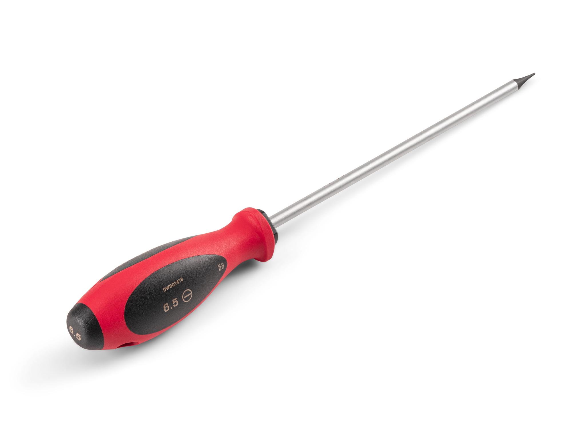 Back angle view of Tekton 8 inch screwdriver. Item #DWS01413