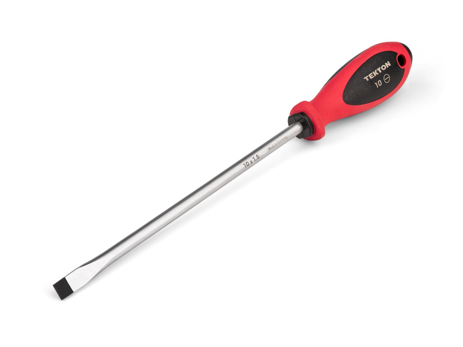 TEKTON 10 mm Slotted Screwdriver (8 in. Shank)