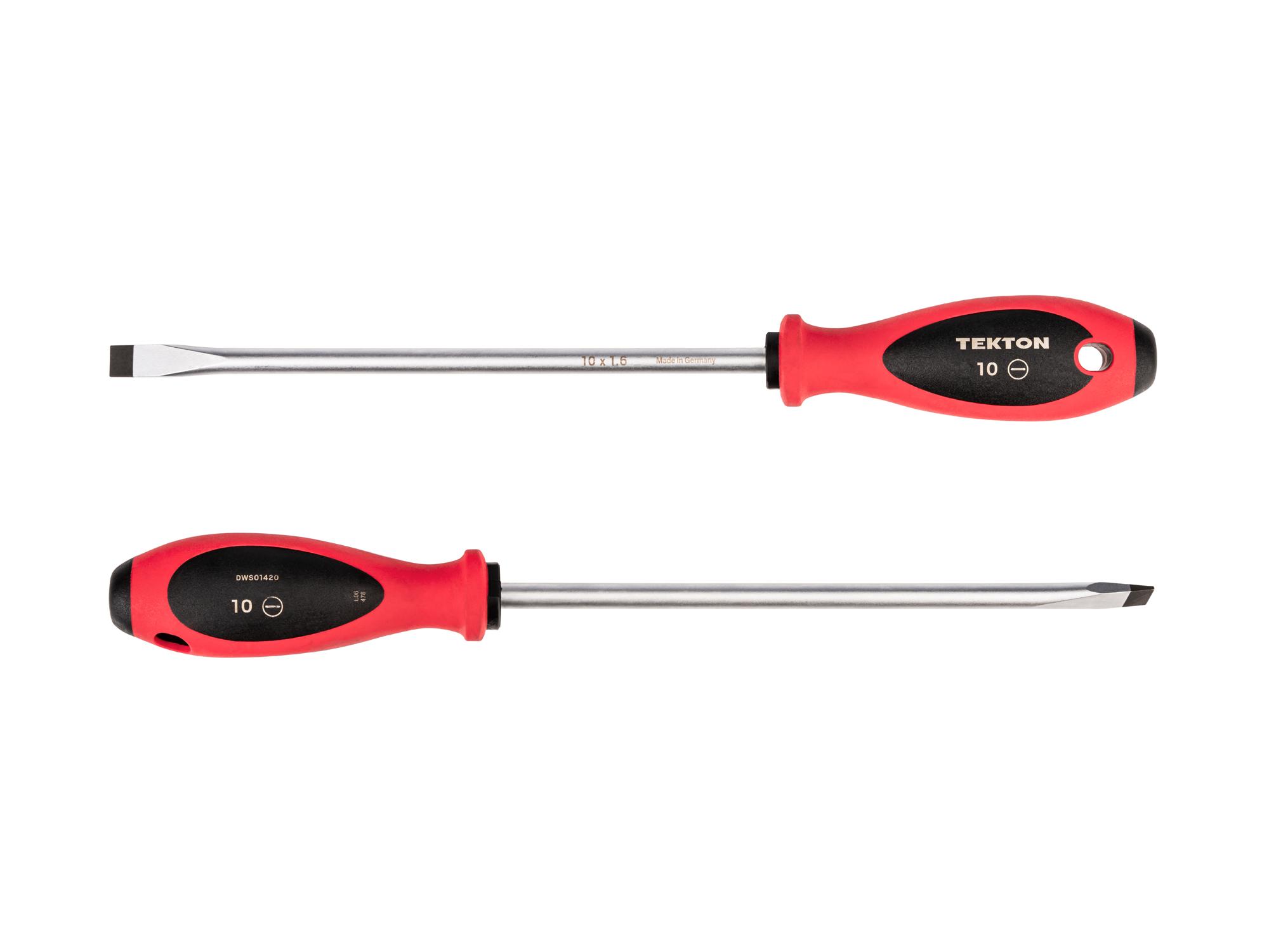 Side view of Tekton 8 inch screwdriver. Item #DWS01420