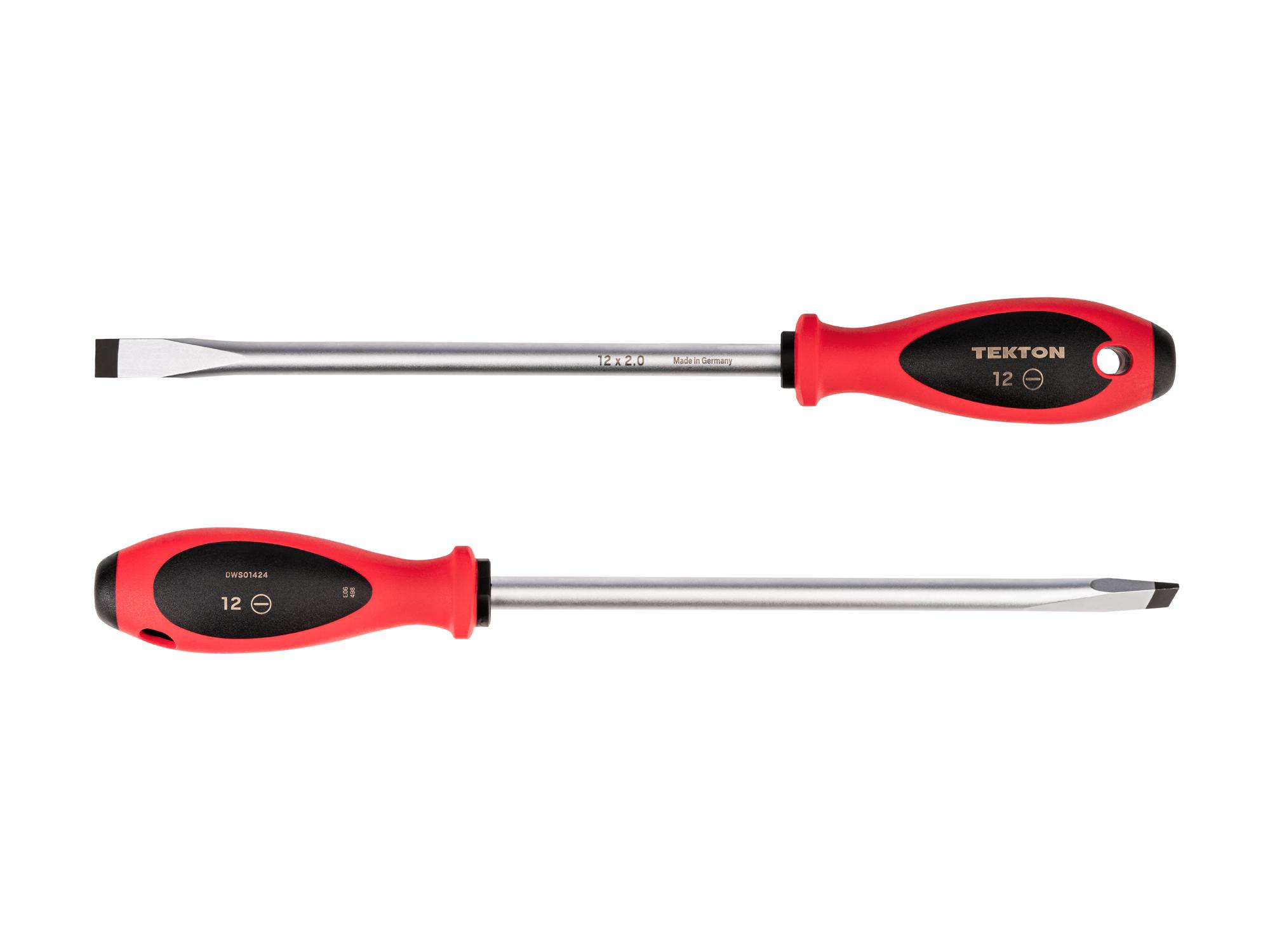 Side view of Tekton 8 inch screwdriver. Item #DWS01424