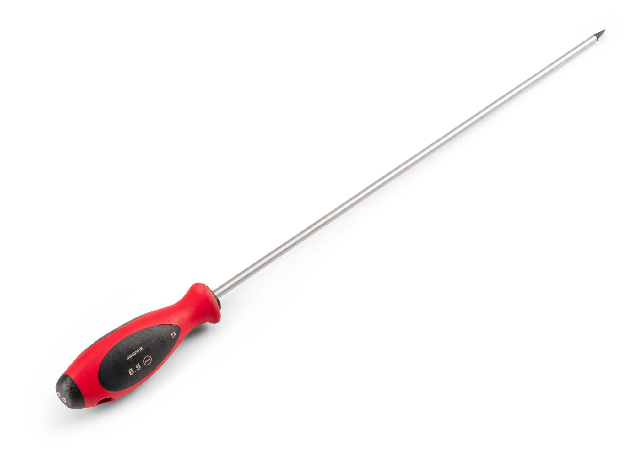 Back angle view of Tekton 18 inch screwdriver. Item #DWS01613