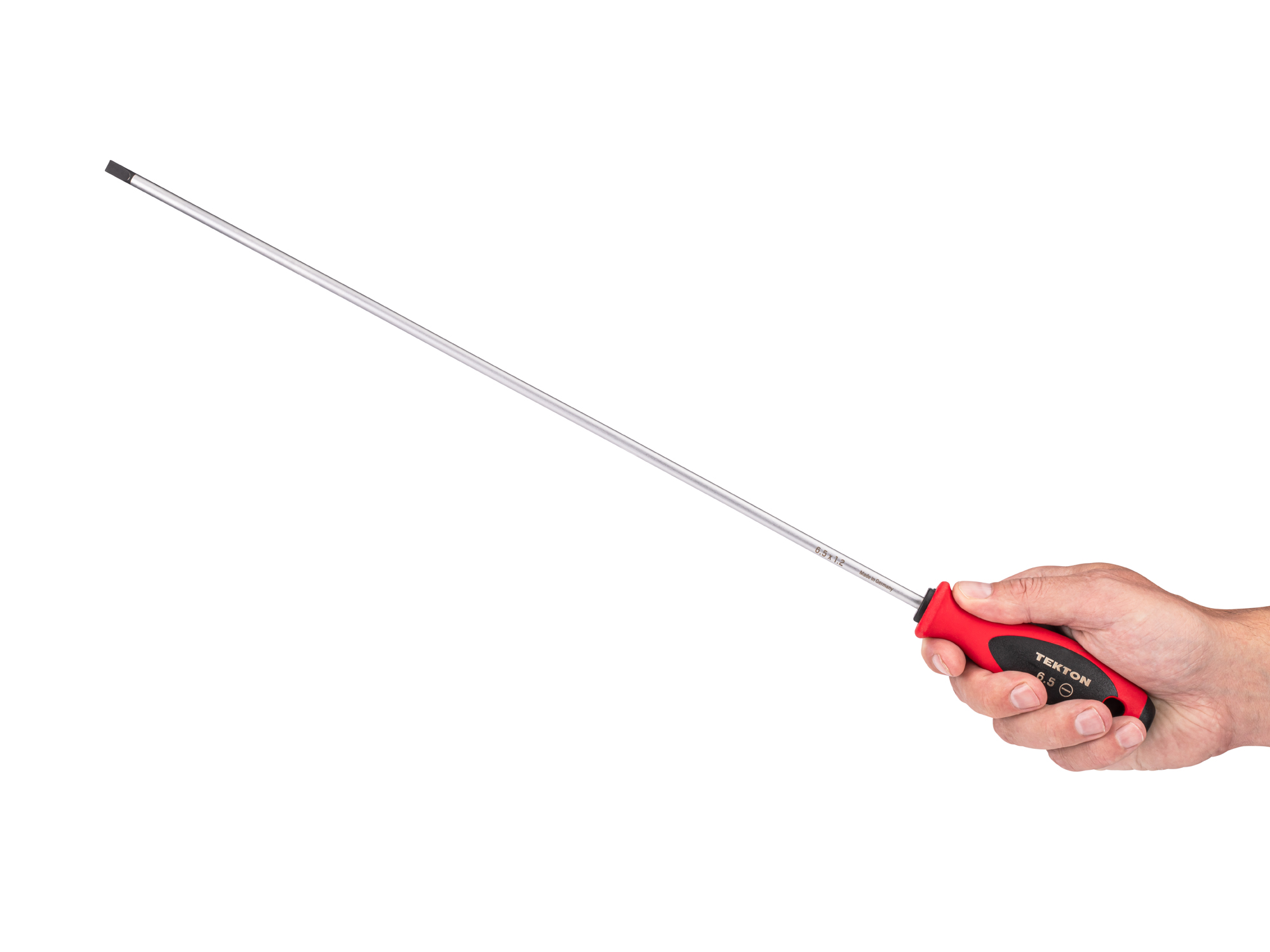TEKTON 6.5 mm Slotted Screwdriver (18 in. Shank)