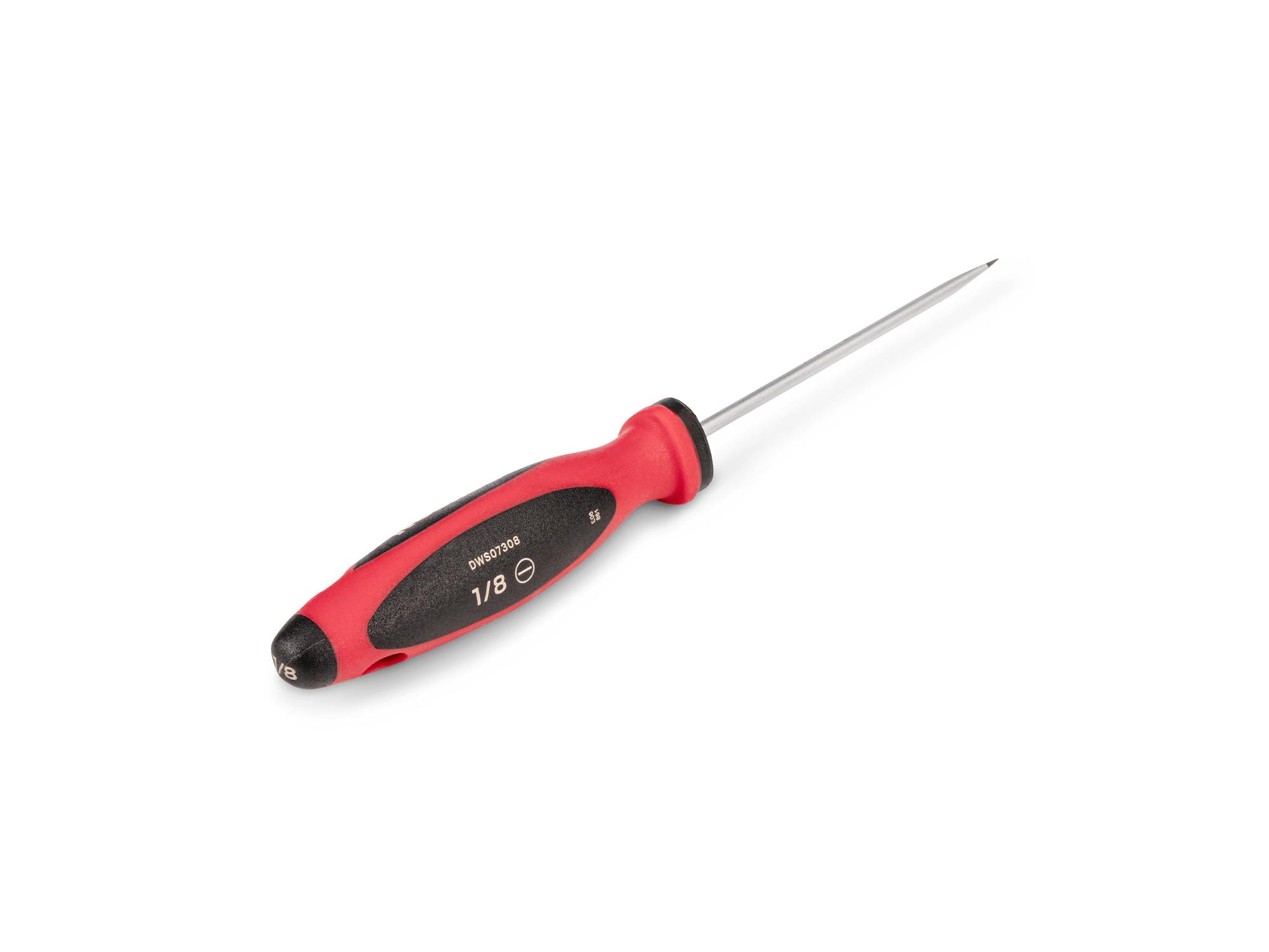 Back angle view of Tekton 4 inch screwdriver. Item #DWS07308