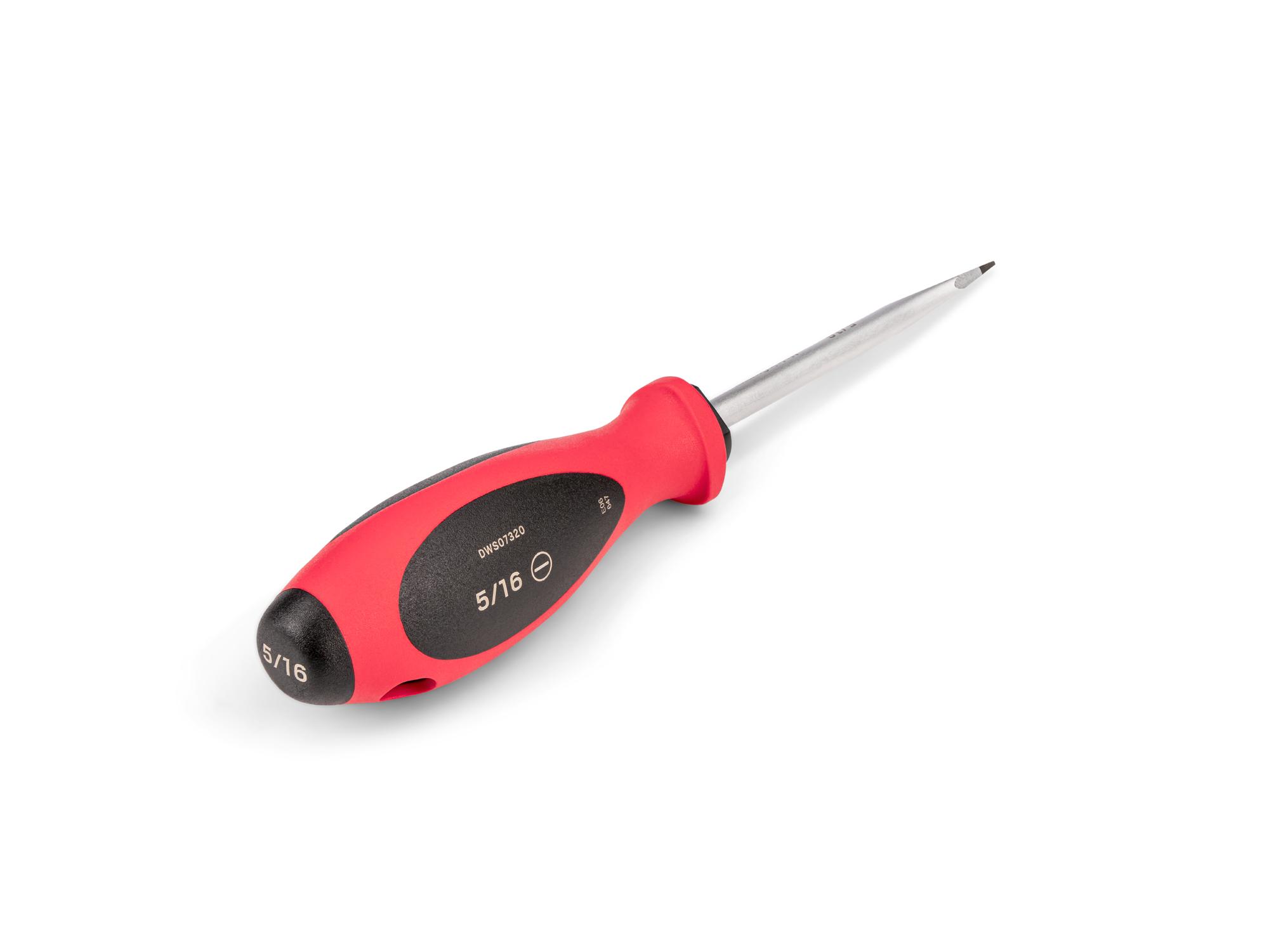 Back angle view of Tekton 4 inch screwdriver. Item #DWS07320