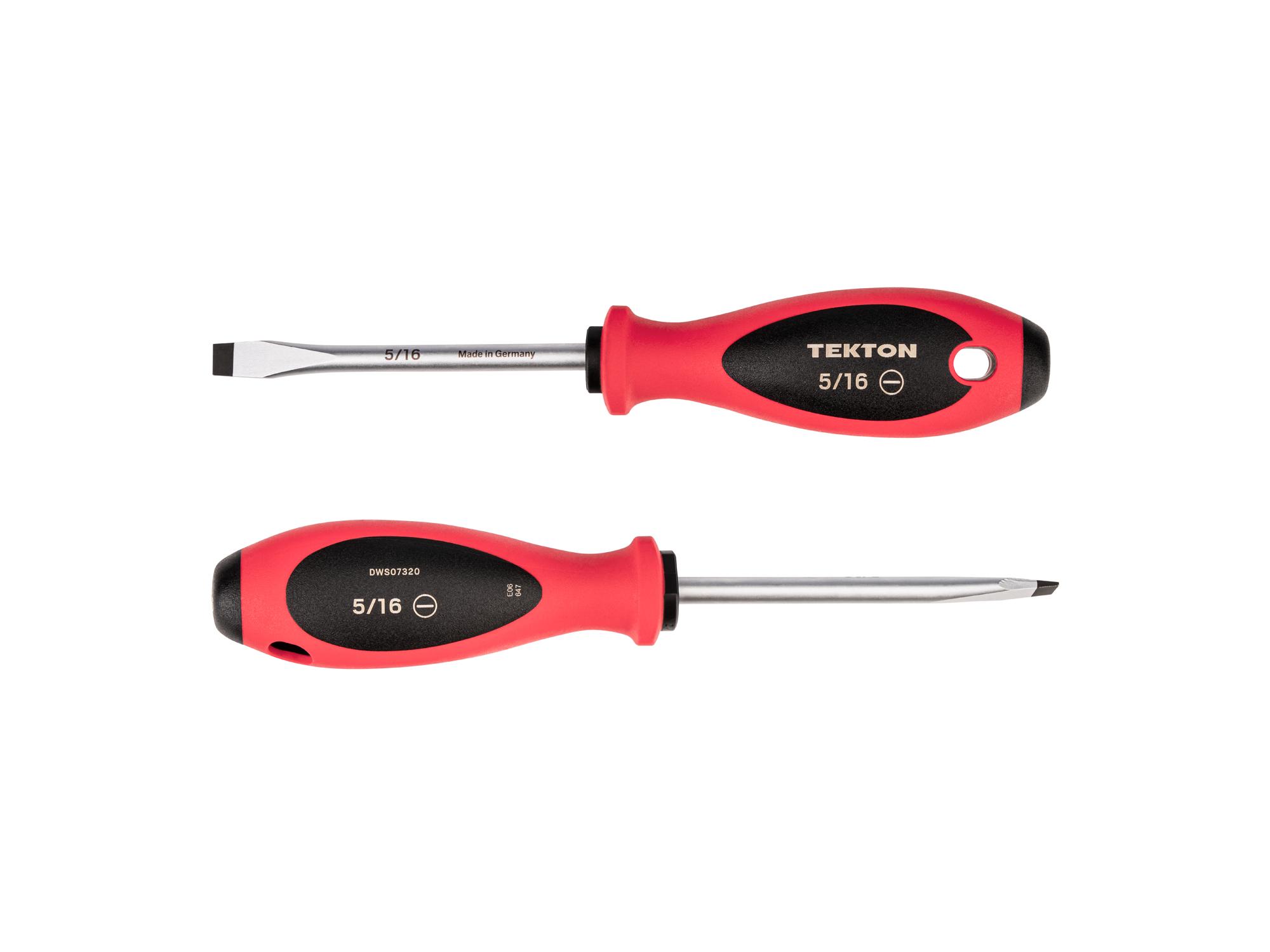 Side view of Tekton 4 inch screwdriver. Item #DWS07320