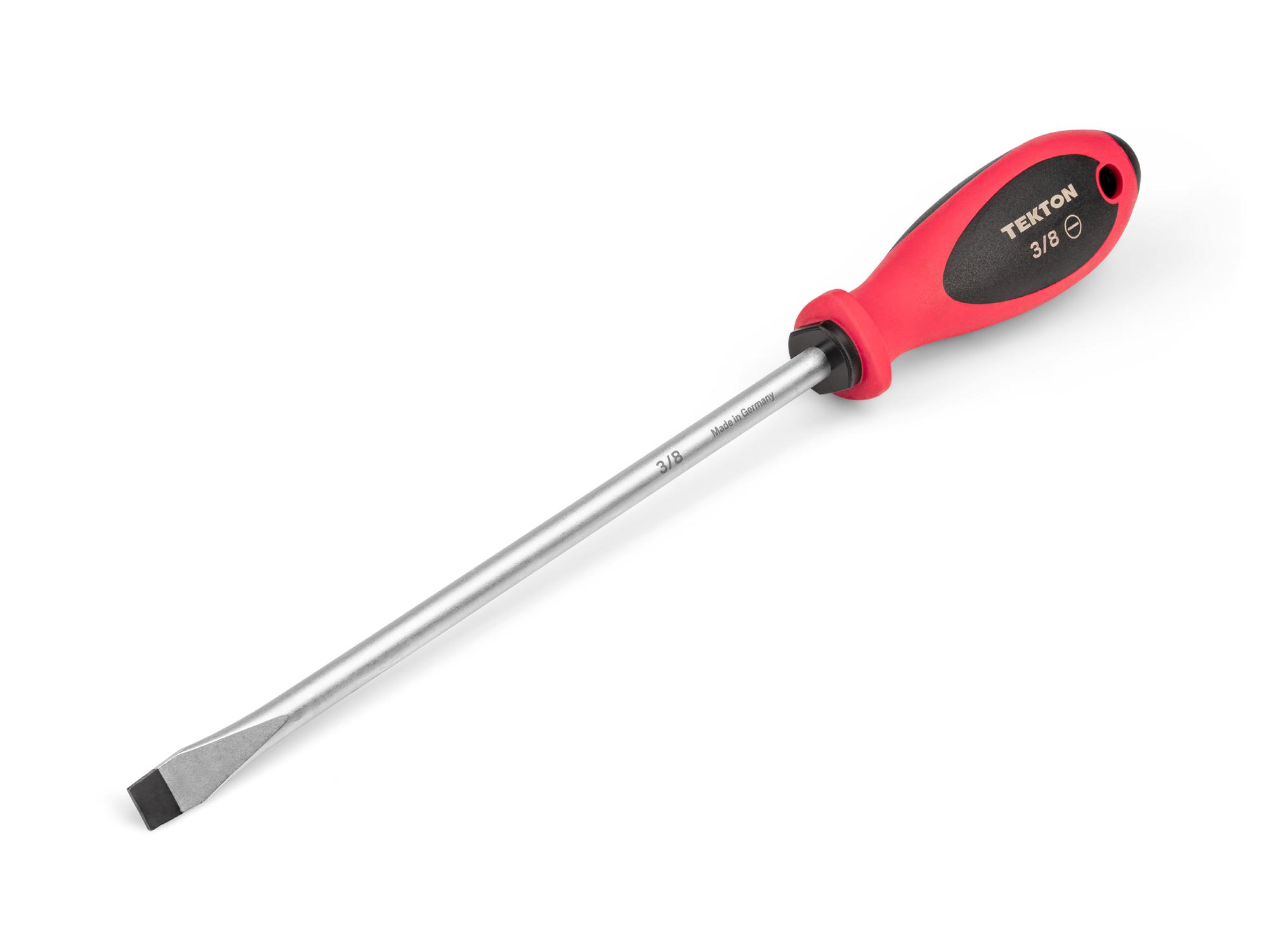 Front-right angle view of Tekton screwdriver. Item #DWS07424