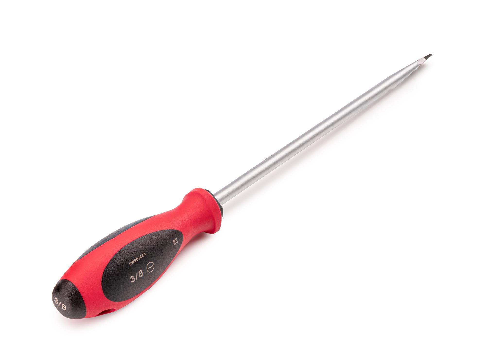 Back angle view of Tekton screwdriver. Item #DWS07424
