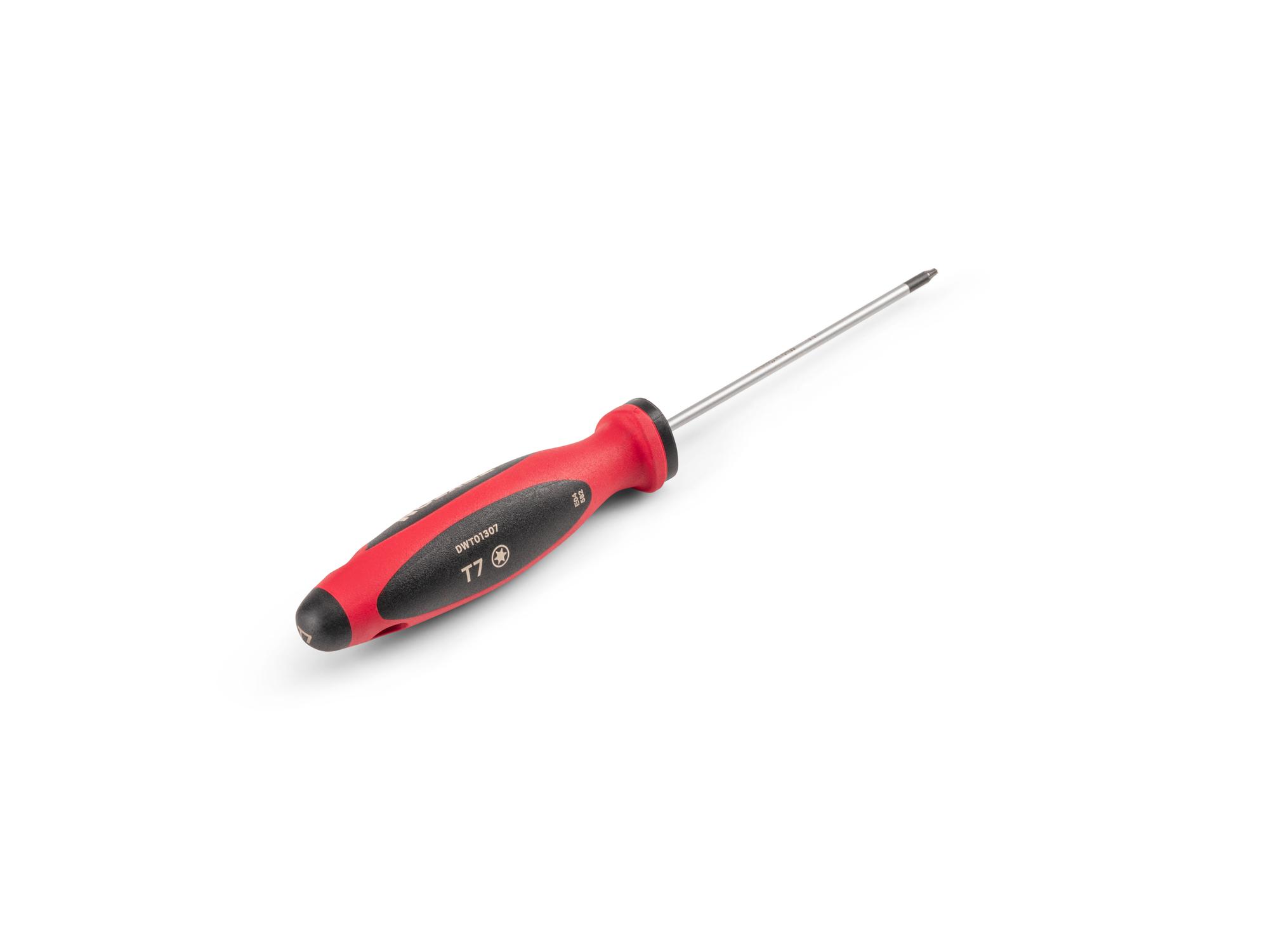 Back angle view of Tekton 4 inch screwdriver. Item #DWT01307