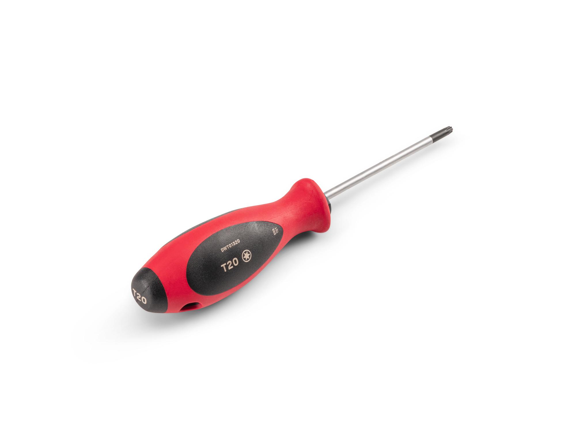 Back angle view of Tekton 4 inch screwdriver. Item #DWT01320