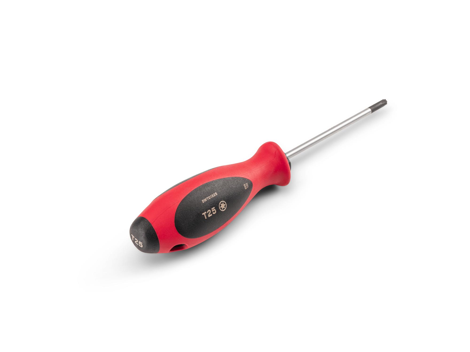 Back angle view of Tekton 4 inch screwdriver. Item #DWT01325