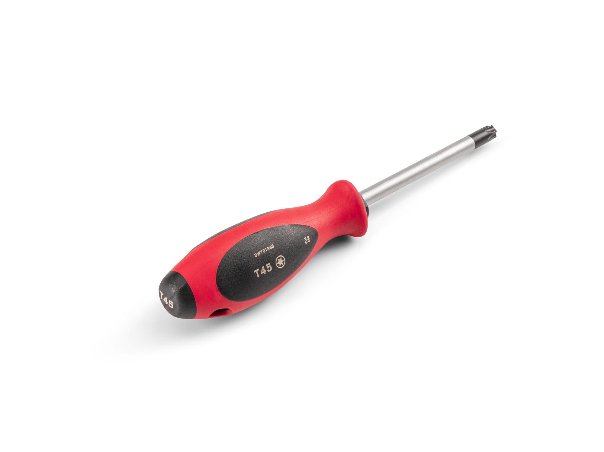 Back angle view of Tekton 4 inch screwdriver. Item #DWT01345