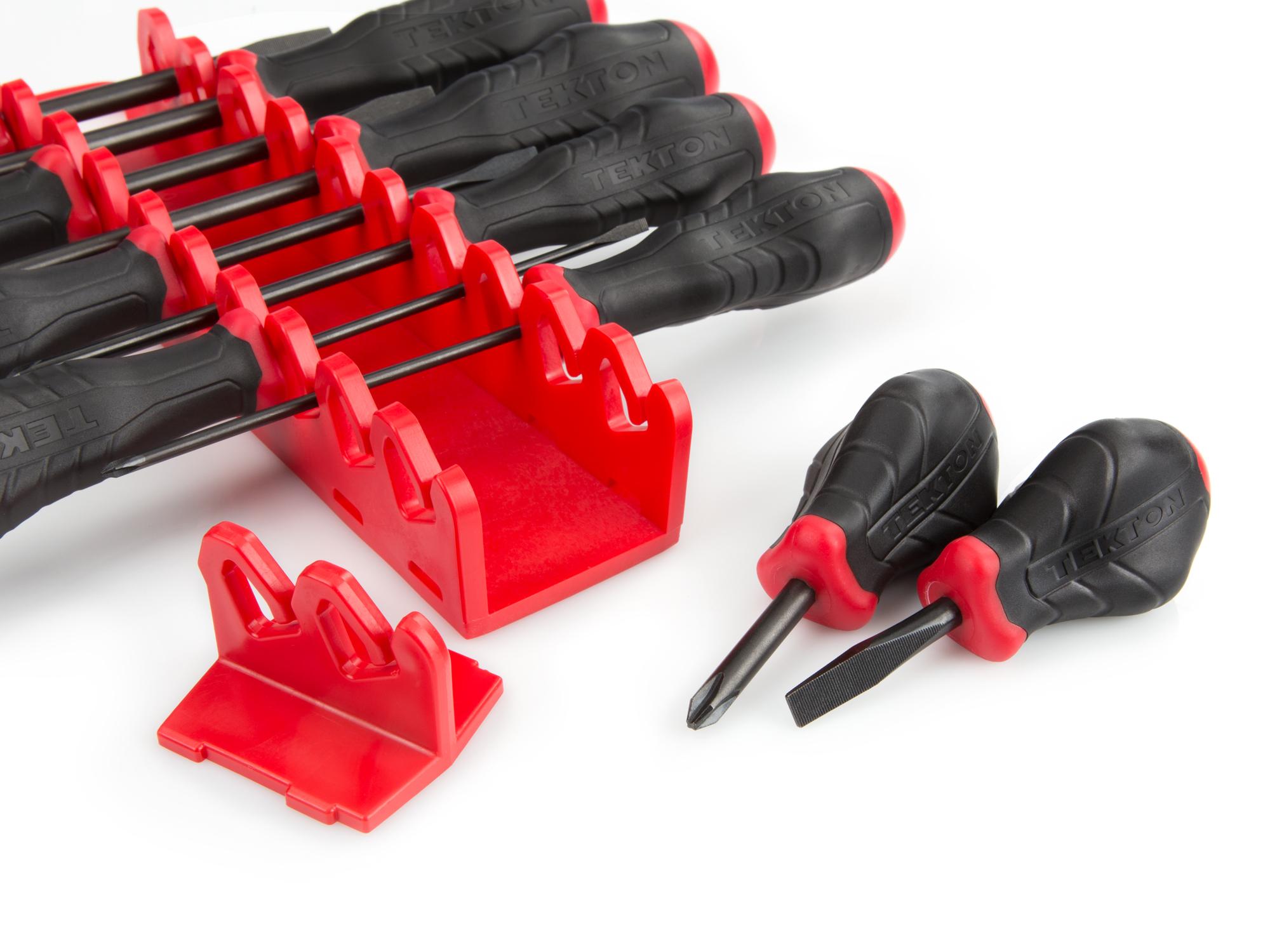 Example shown of Tekton red holderscrewdriver organization. Item #2780