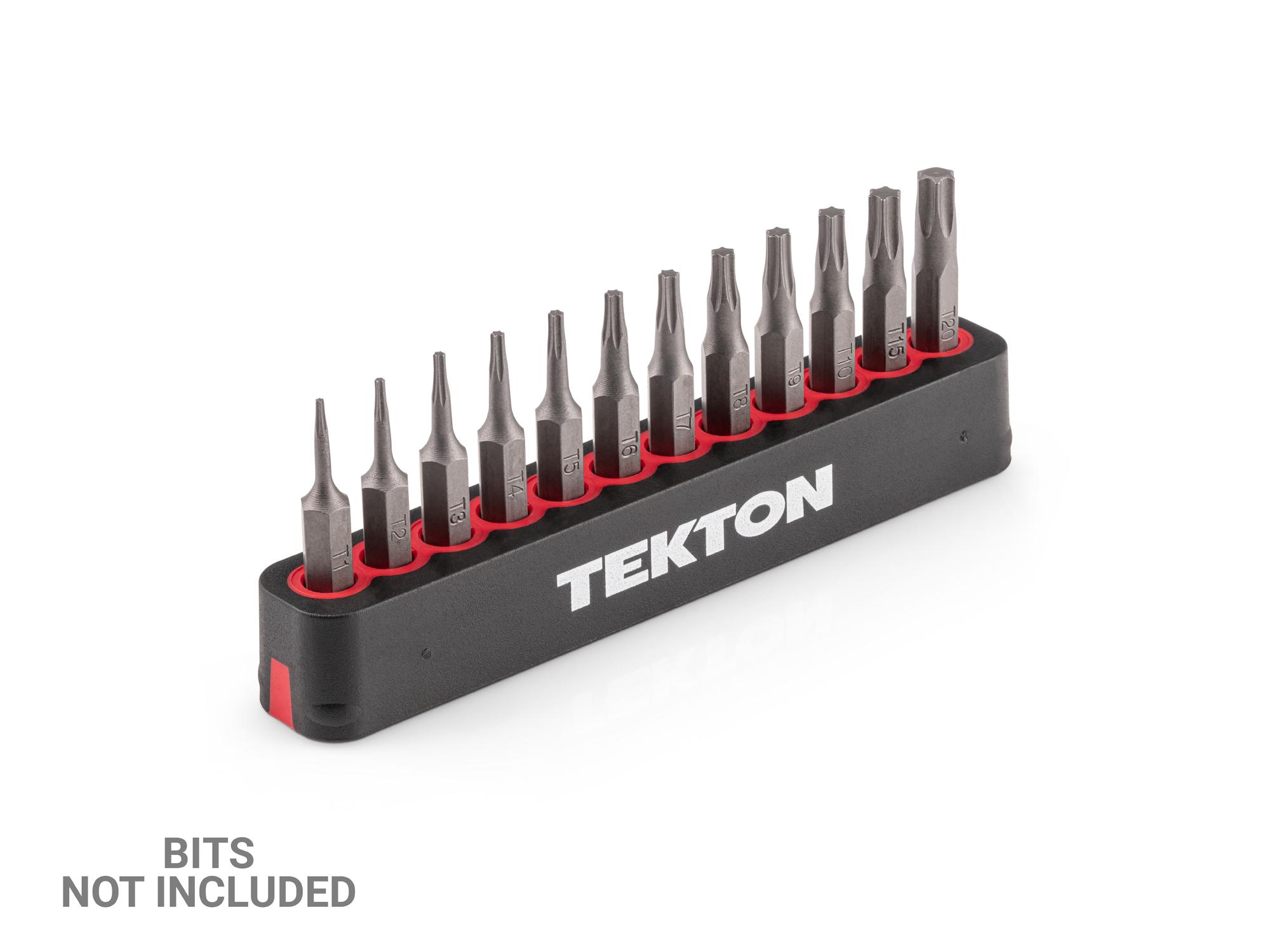 Example shown of Tekton railscrewdriver organization. Item #ODB10000