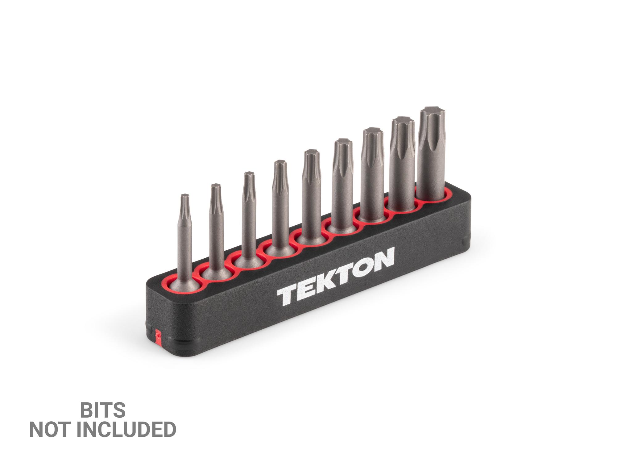 Example shown of Tekton railscrewdriver organization. Item #ODB11000