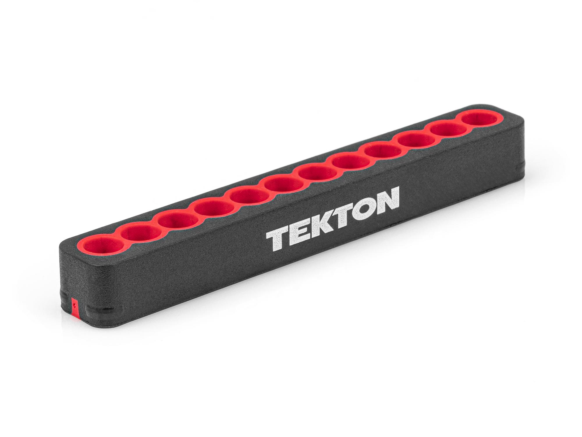 TEKTON 12-Tool 1/4 Inch Bit Rail
