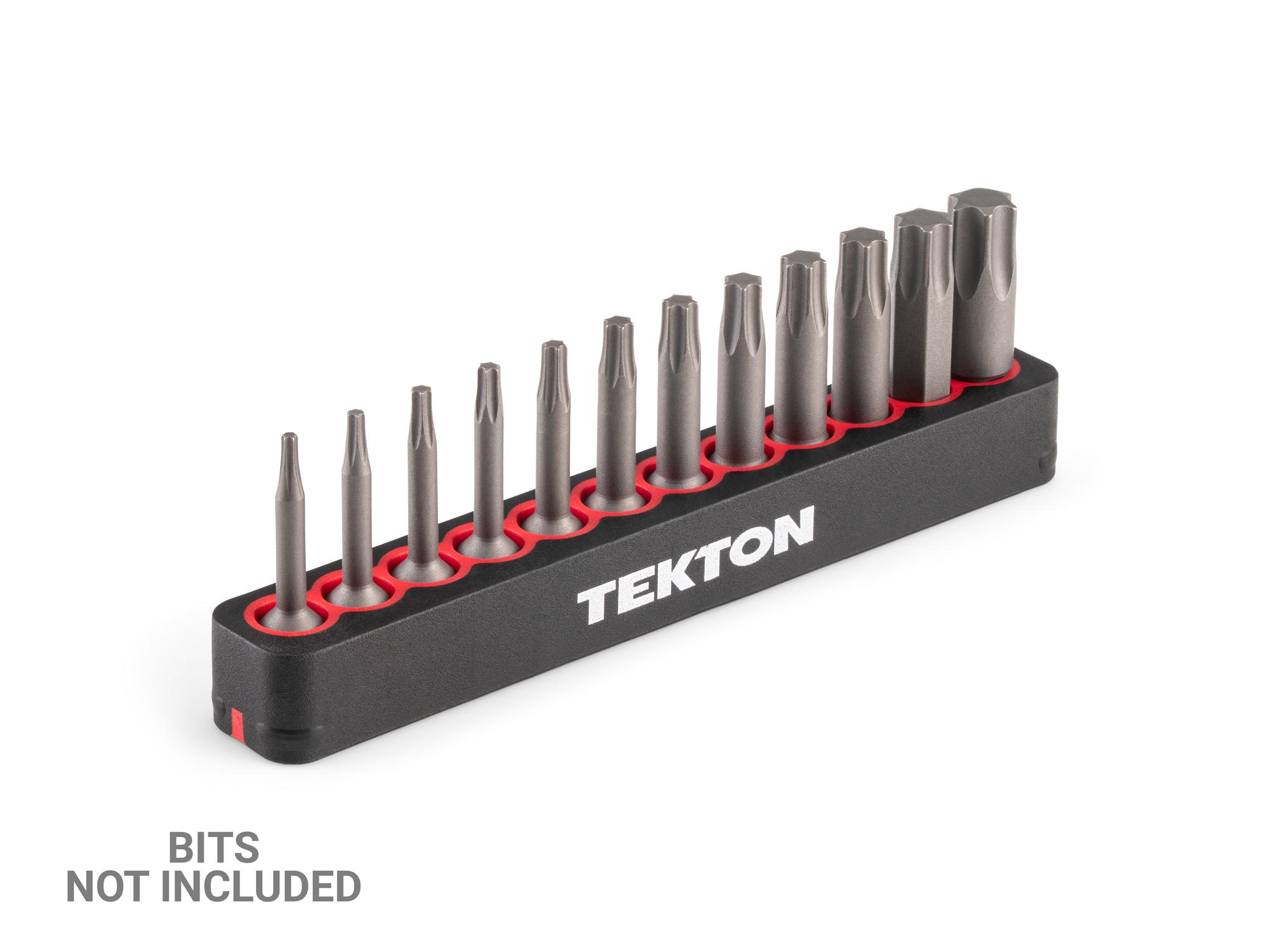 Example shown of Tekton railscrewdriver organization. Item #ODB13000