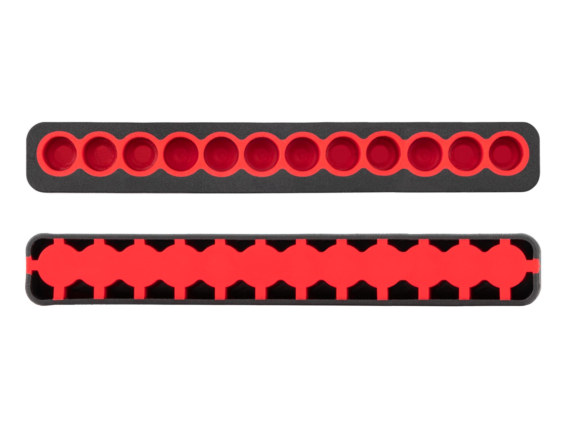 Second side view of Tekton rail screwdriver organization. Item #ODB13000