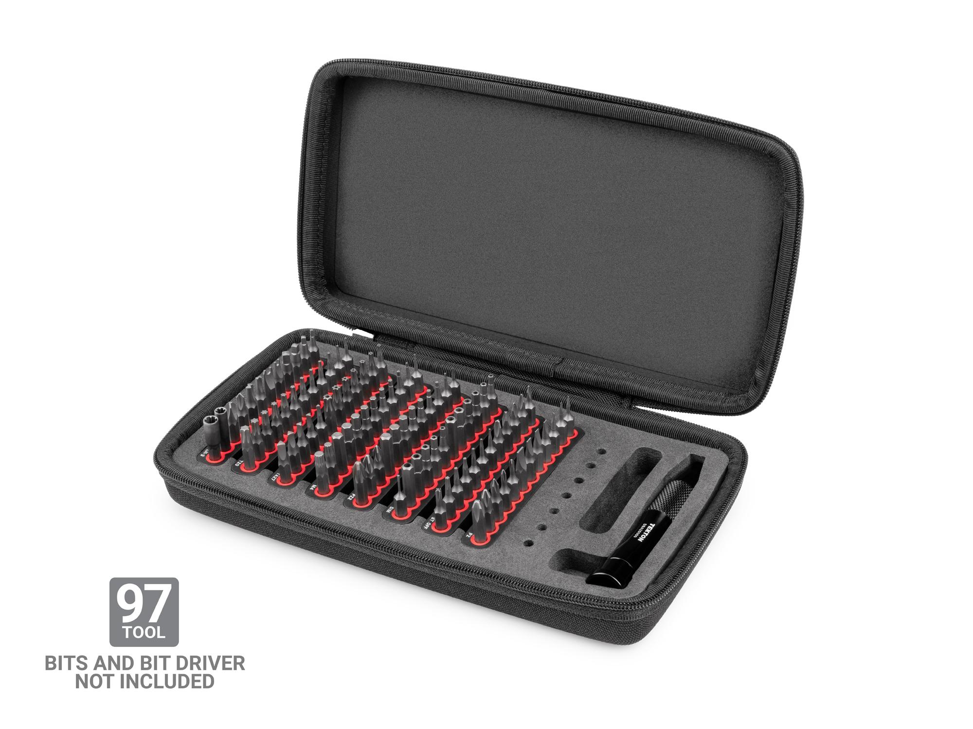 Tekton case screwdriver organization with tools. Tools not included. Item #ODC12102