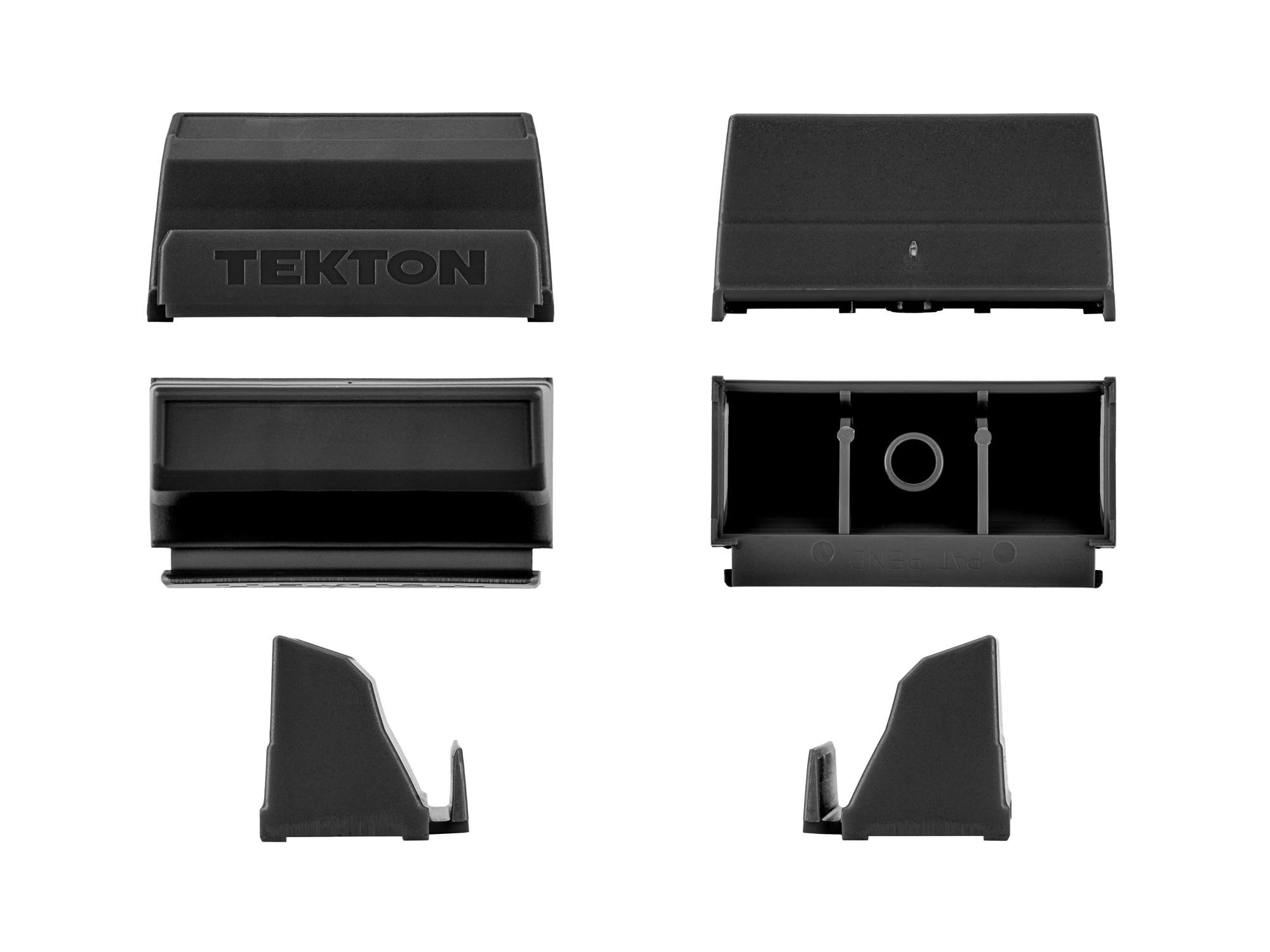 Side view of black Tekton modular screwdriver organization. Item #ODM11101