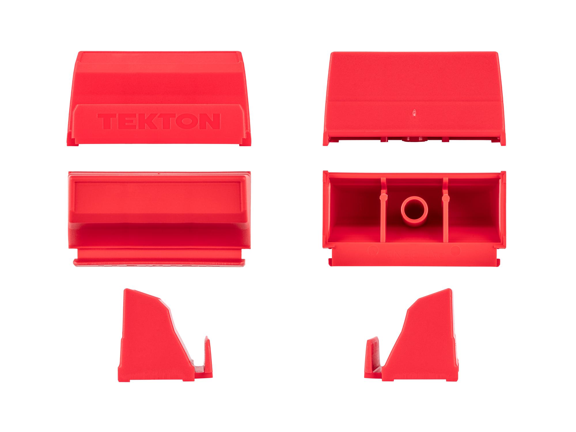 Side view of red Tekton modular screwdriver organization. Item #ODM11201
