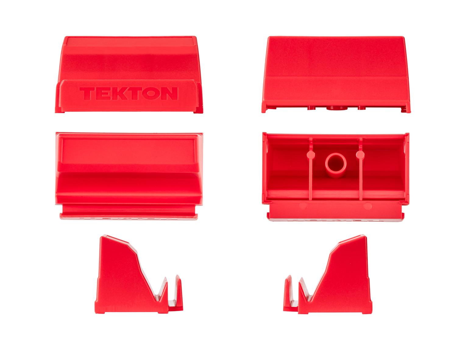 Side view of red Tekton modular screwdriver organization. Item #ODM12201