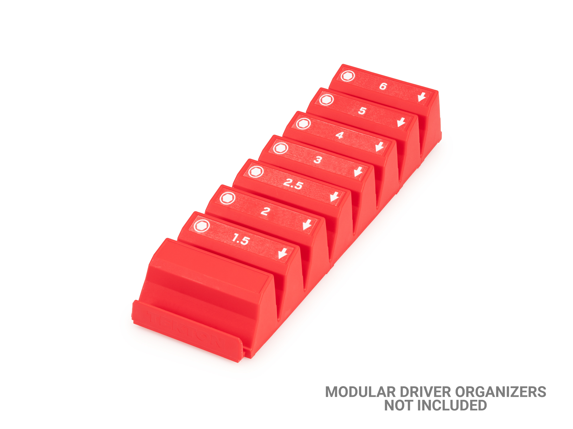 TEKTON Modular Driver Organizer Label Sheet, Hex (1.5-6 mm)