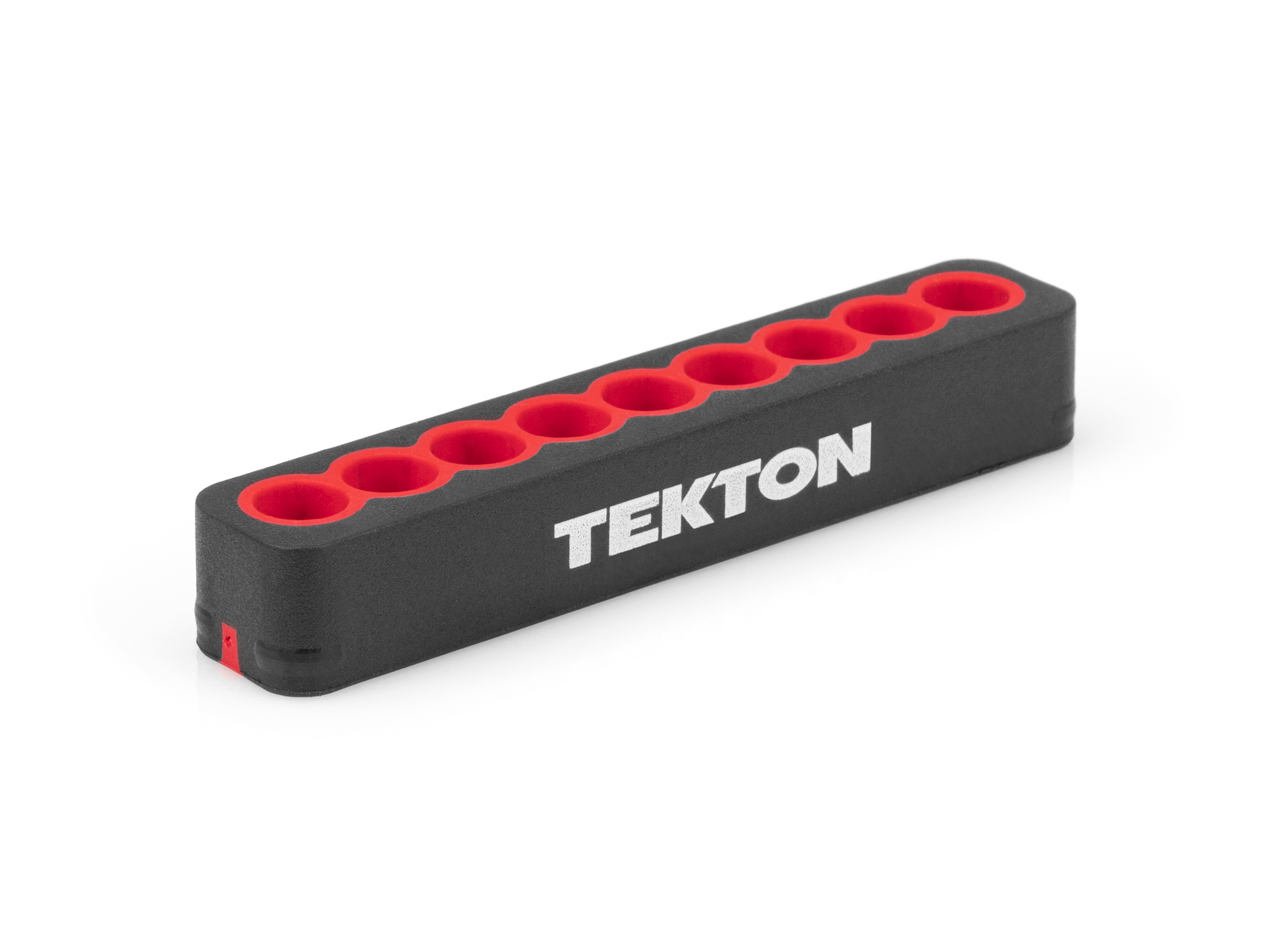 Front-right angle view of  Tekton rail screwdriver organization set. Item #ODB11000